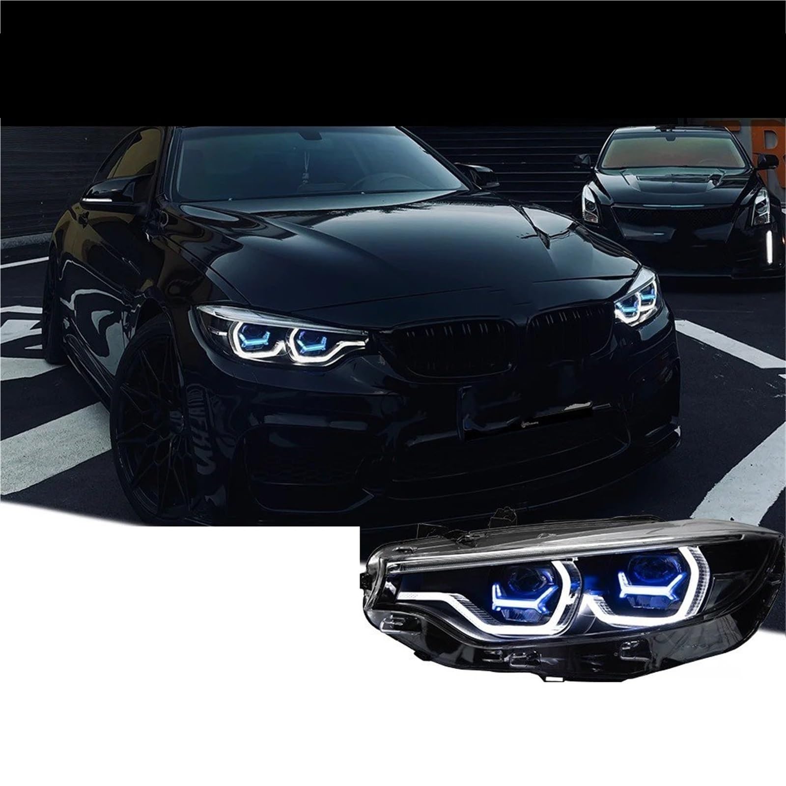Amazon | アセンブリ ヘッドランプ 4シリーズ F32 F36 用のM4 2013