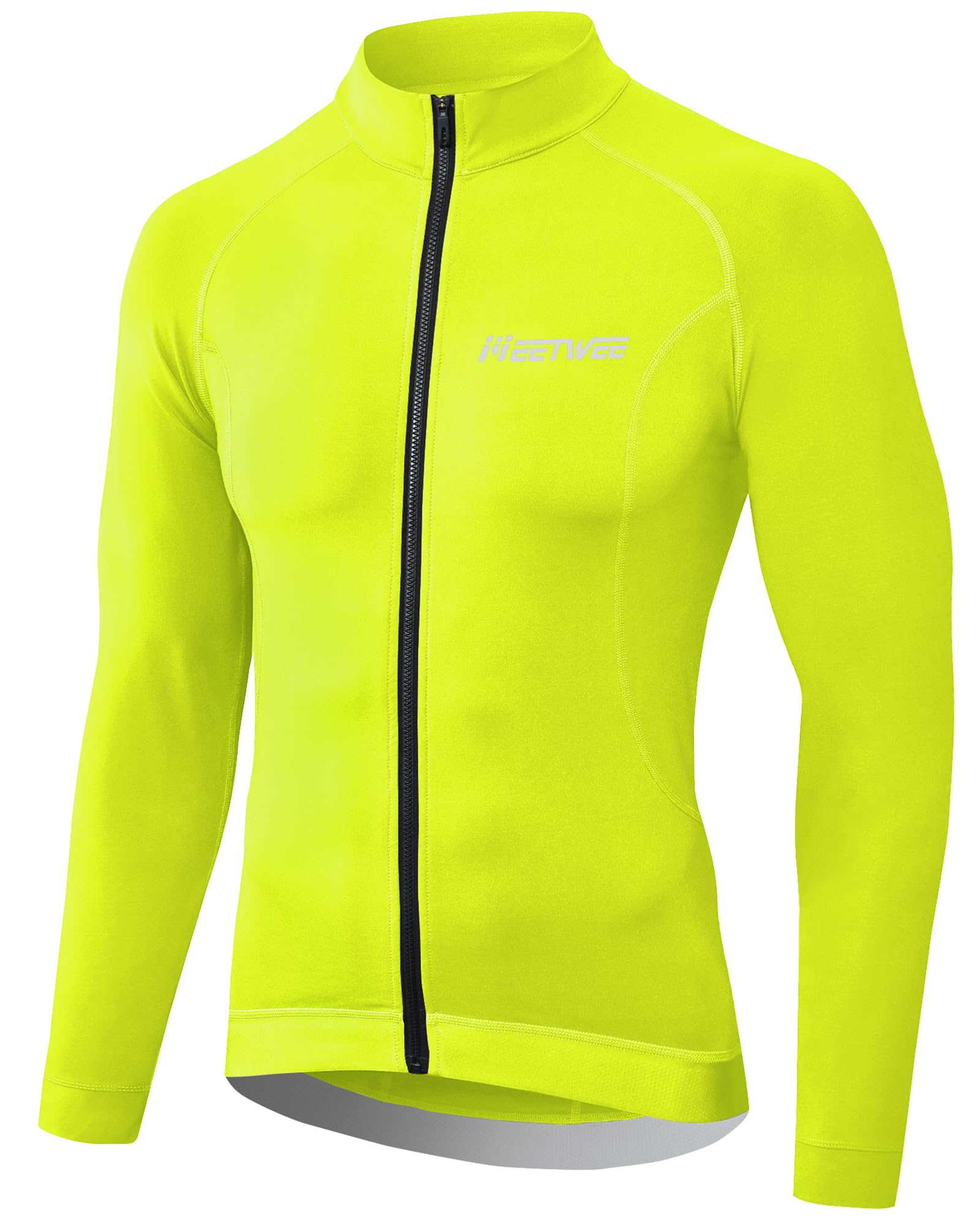 MEETWEE Maglia da Ciclismo Uomo Termica a Maniche Lunghe Abbigliamento Ciclismo Uomo Traspirante ad Asciugatura Rapida