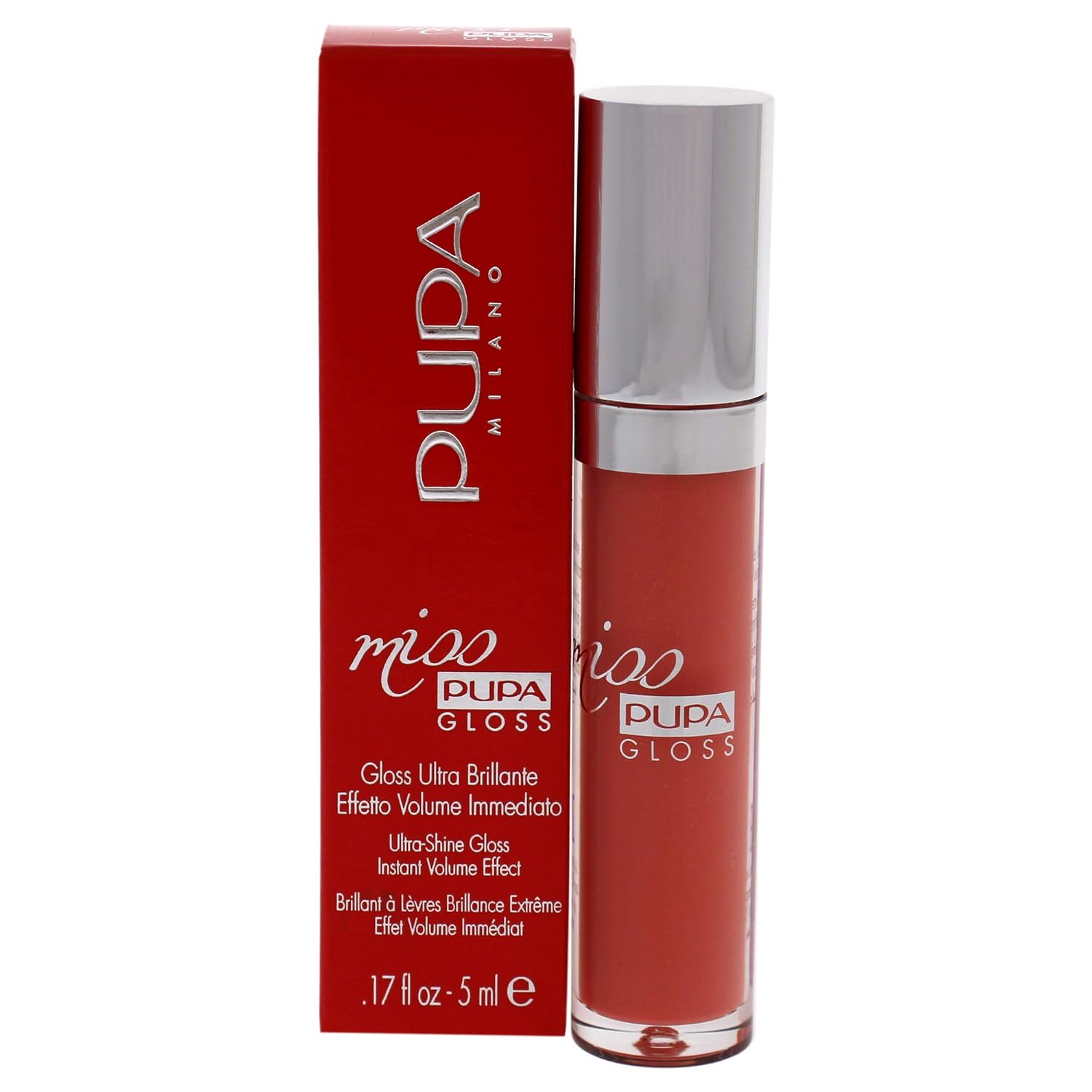 PUPA Milano Miss PUPA Milano Lip Gloss – Shiny, Smooth, Plump – Soft, Innovative Gel Texture – Glides Smoothly On Lips – For A Moisturizing And Volume Enhancing Effect – 202 Frosted Apricot – 0.17 OZ PUPA Milano Miss PUPA Milano Lip Gloss – Shiny, Smooth, Plump – Soft, Innovative Gel Texture – Glides Smoothly On Lips – For A Moisturizing And Volume Enhancing Effect – 202 Frosted Apricot – 0.17 OZ