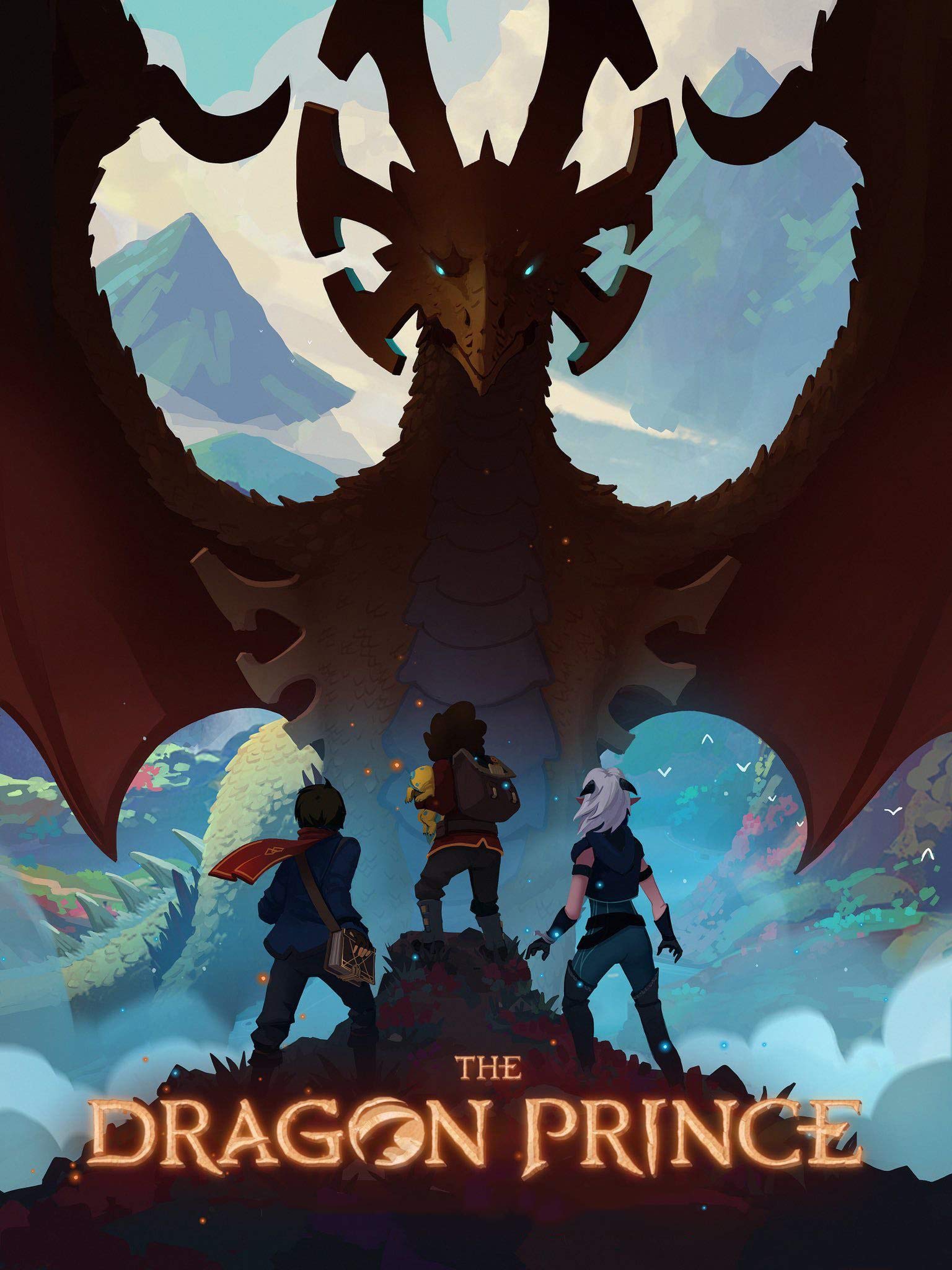 Christ-EZ Anime Cartoons The Dragon Prince Wall Art Print Poster Home Decor Premium - Matte poster Frameless Gift 11 x 17 inch(28cm x 43cm)