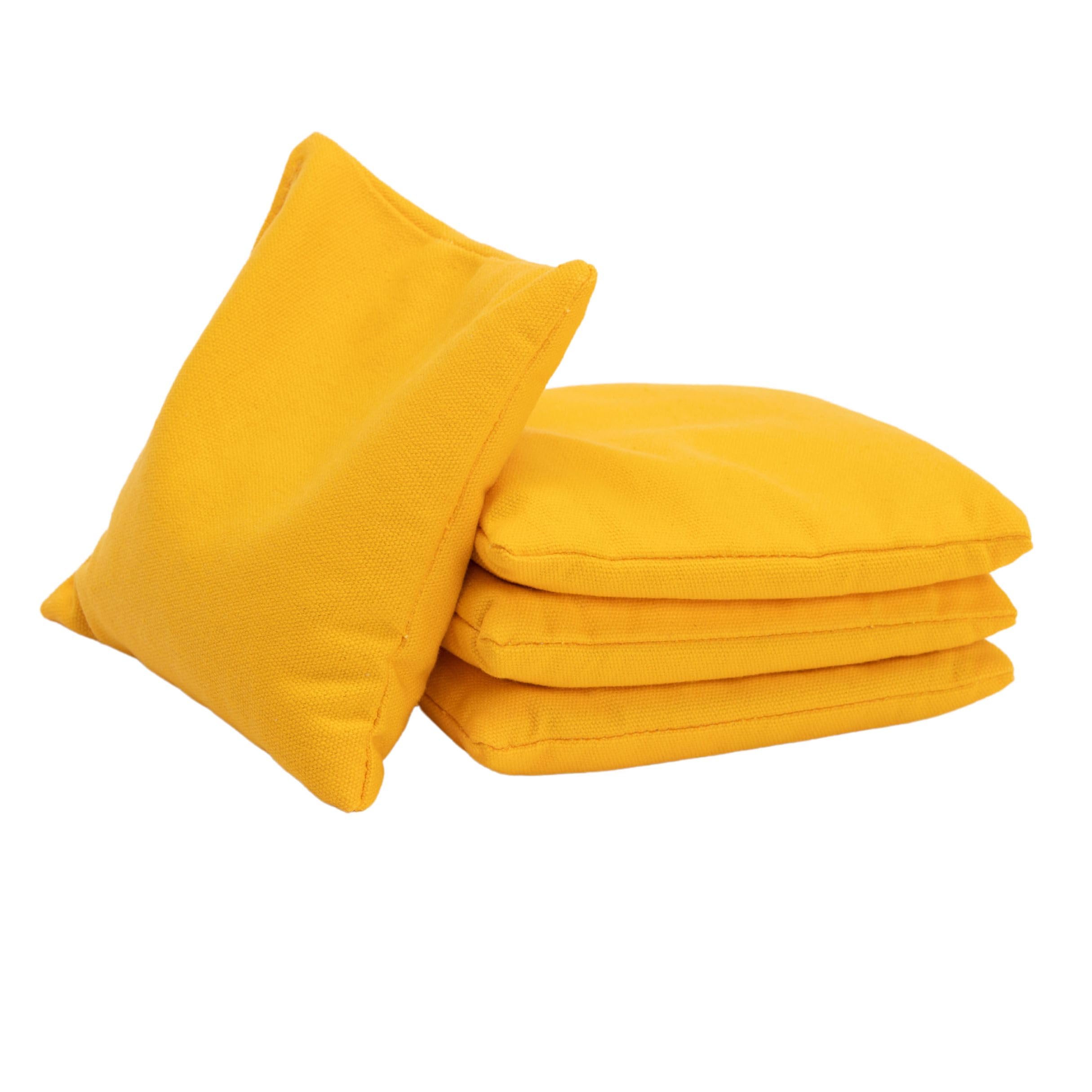 Wicked Wood Cornhole Bags - 2x4 Official ACL Licensed - 15x15cm - 450gr - ACL REC - Yellow