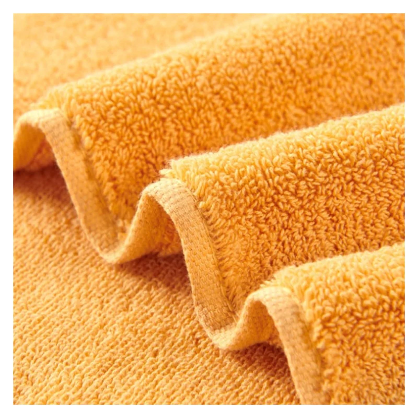 Badetuch 1/2 Stück große Handtücher aus Reiner Baumwolle, 50 x 100 cm, schnelltrocknend, saugfähig, for Bad und Badezimmer(Orange,50x100cm 1pcs)