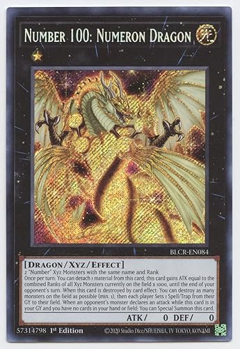 Número 100 Numeron Dragon - BLCR-EN084 - Secret Rare - 1 edición