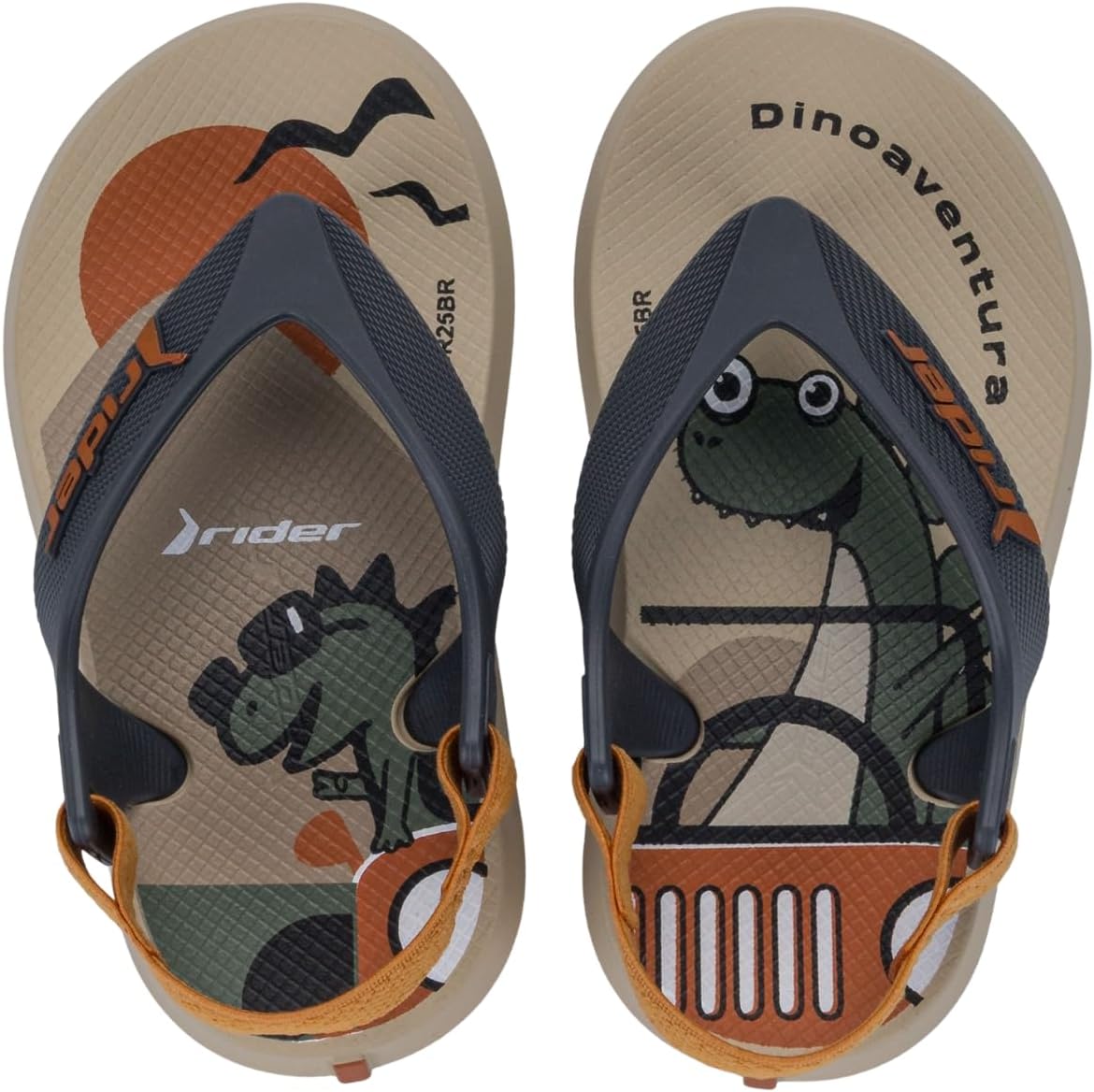 Chinelo Rider Infantil Menino Baby Elástico Dedo Confortável Sandália