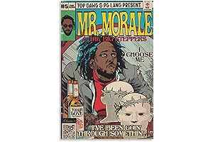 Kendrick Lamar Mr. Morale & The Big Steppers Canvas Poster