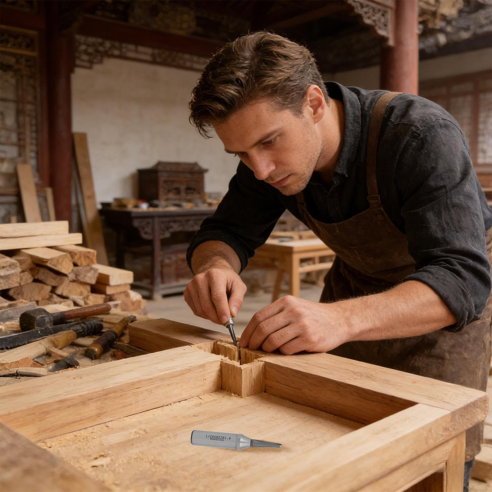 Hub de précision - Moulins d'extrémité Woodworking pour la fabrication | Châssis en renforcé avec logique de réponse de couteau, matériel de géométrie à contraste élevé et bandes de retrait de