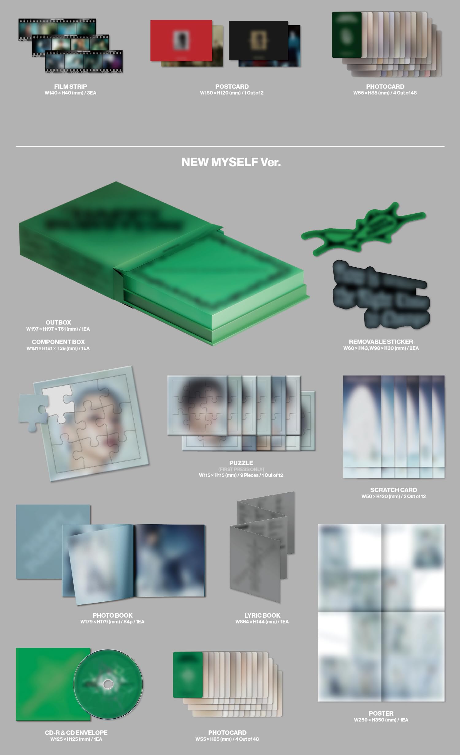 happy burstday new myself 新品未開封　10枚セット Amazon.co.jp: SEVENTEEN 5th Album HAPPY BURSTDAY ＜NEW