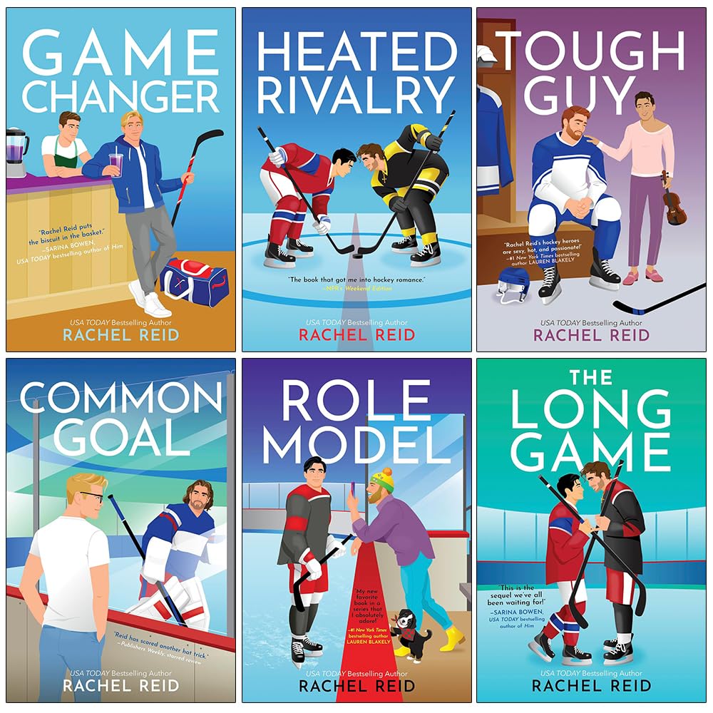 Game Changers Series 1-6 Books Collection Set By Rachel Reid (Game Changer, Heated Rivalr…