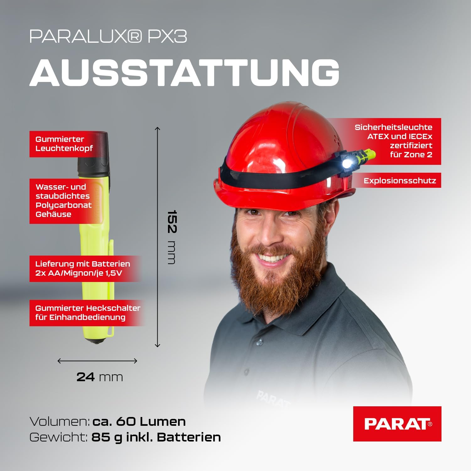 6903252158 Flashlight "Paralux PX3" LED