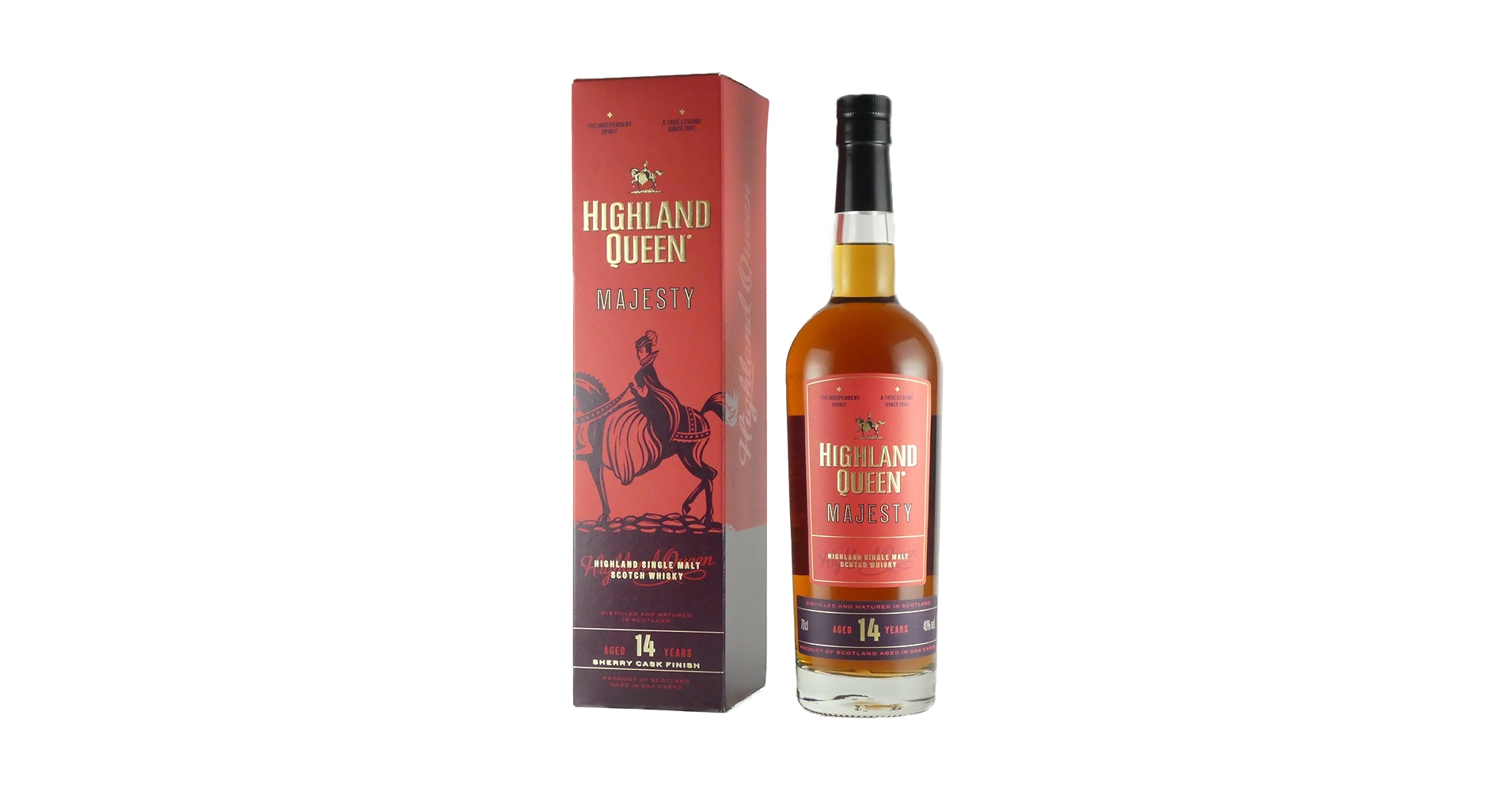 値下げ！ジャックダニエル　ハイランドクイーン　マジェスティ　スコッチウイスキー HIGHLAND QUEEN MAJESTY HIGHLAND SINGLE MALT WHISKY 14YO