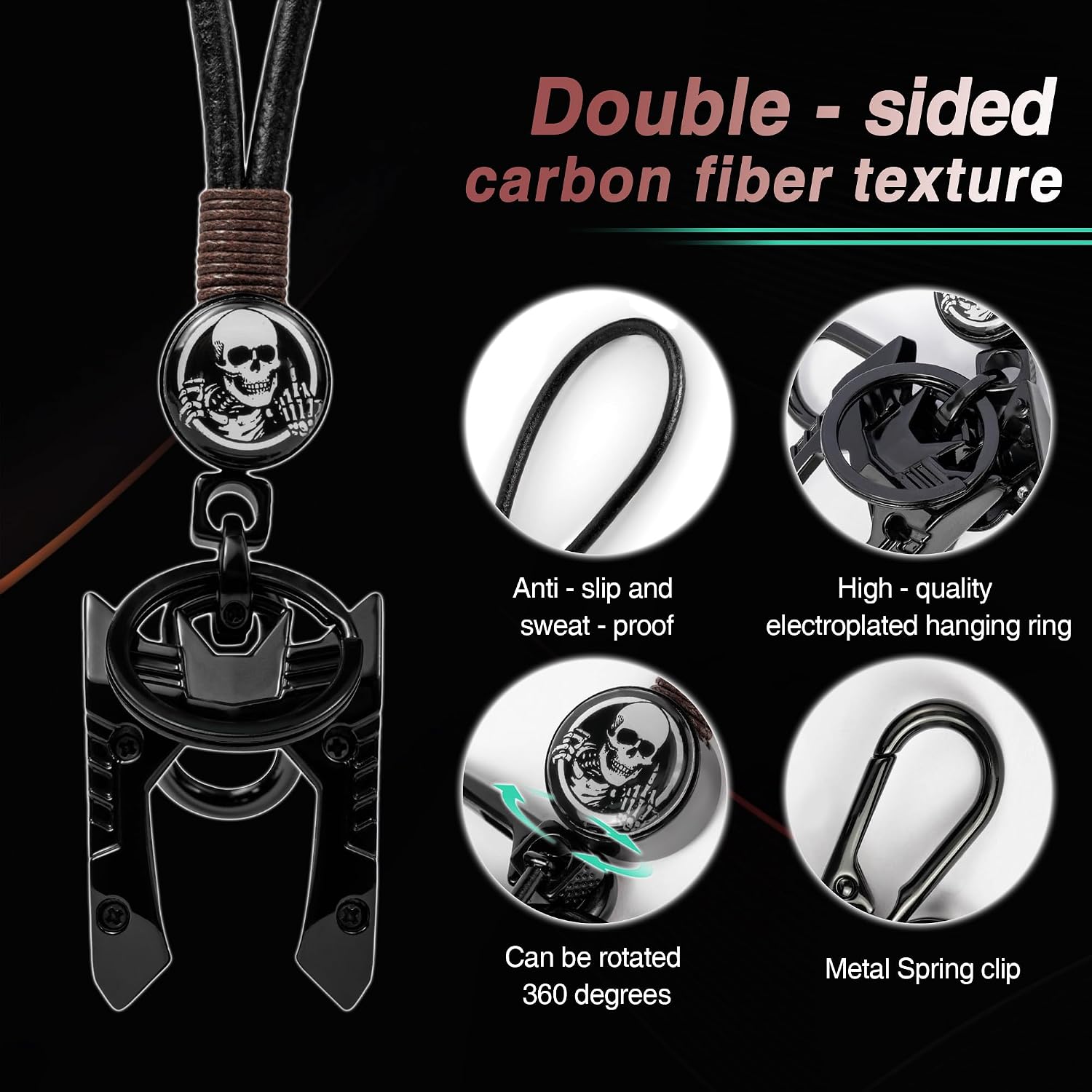 Key Holder Compatible with Ryker 600/900 Rally/Sport Edition Key Shell Accessories (A-Black)