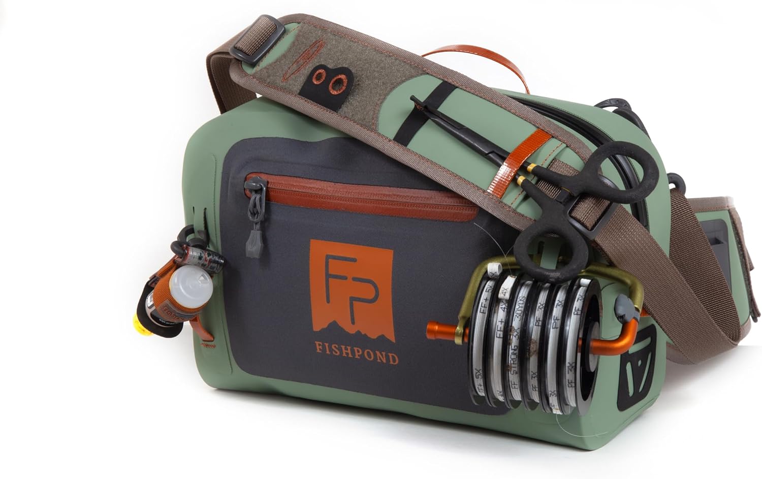 fishpond Thunderhead Small Submersible Fishing Fanny Pack - Eco Yucca | Waterproof Fly Fishing Bag | Fishing Waist Pack