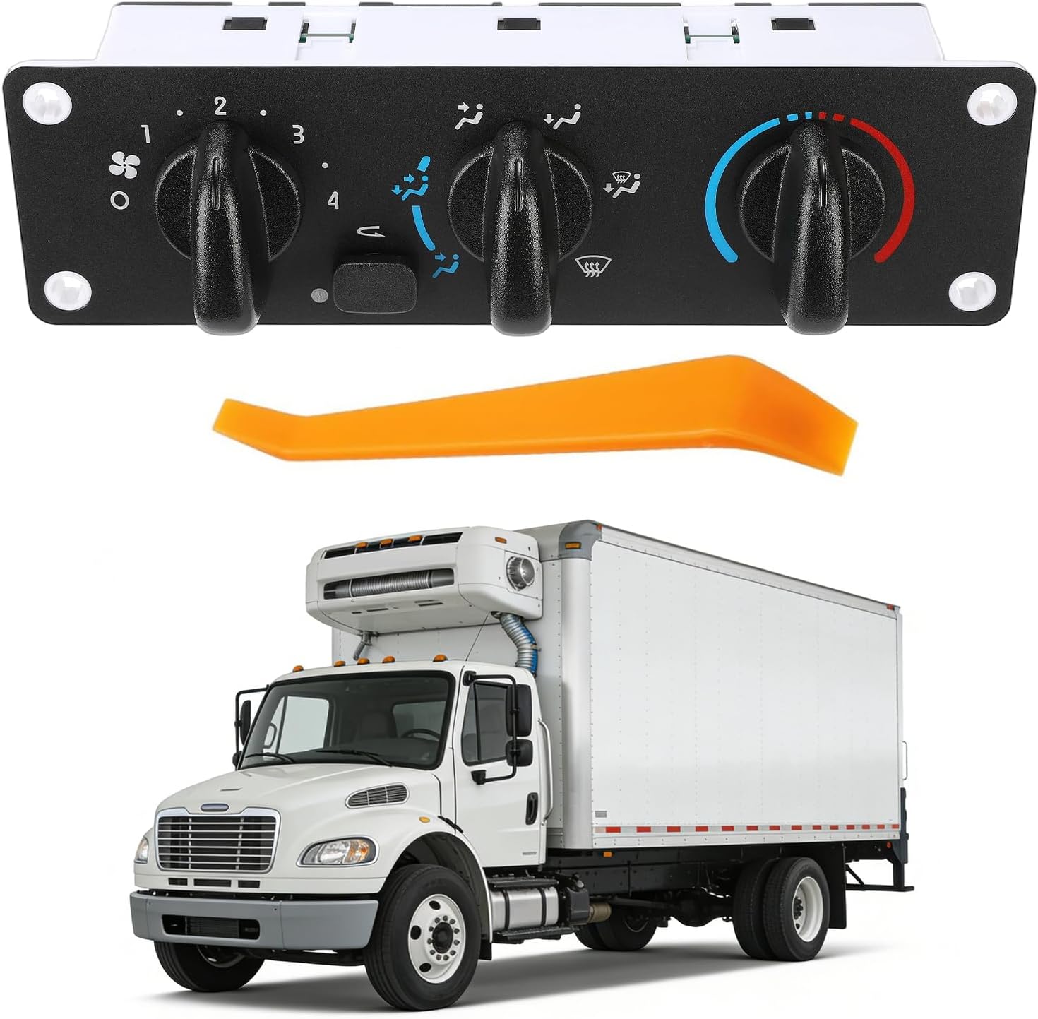 Climate Control Module,A/C Heater Climate Control Panel Fit for Dodge Dakota 2001-2004 Fit for Ram 1500 2500 3500 2002-2005,Replace#599-212,55055905AA,55055905AE,55056246AD