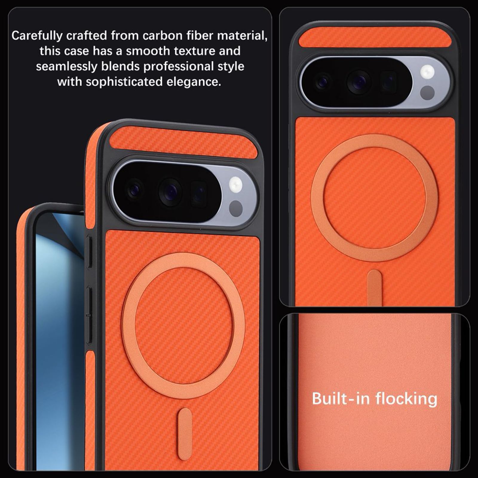 Custodia Magnetica Per Google Pixel 11 Pro XL/ 11 Pro/ 11, Ultra Sottile