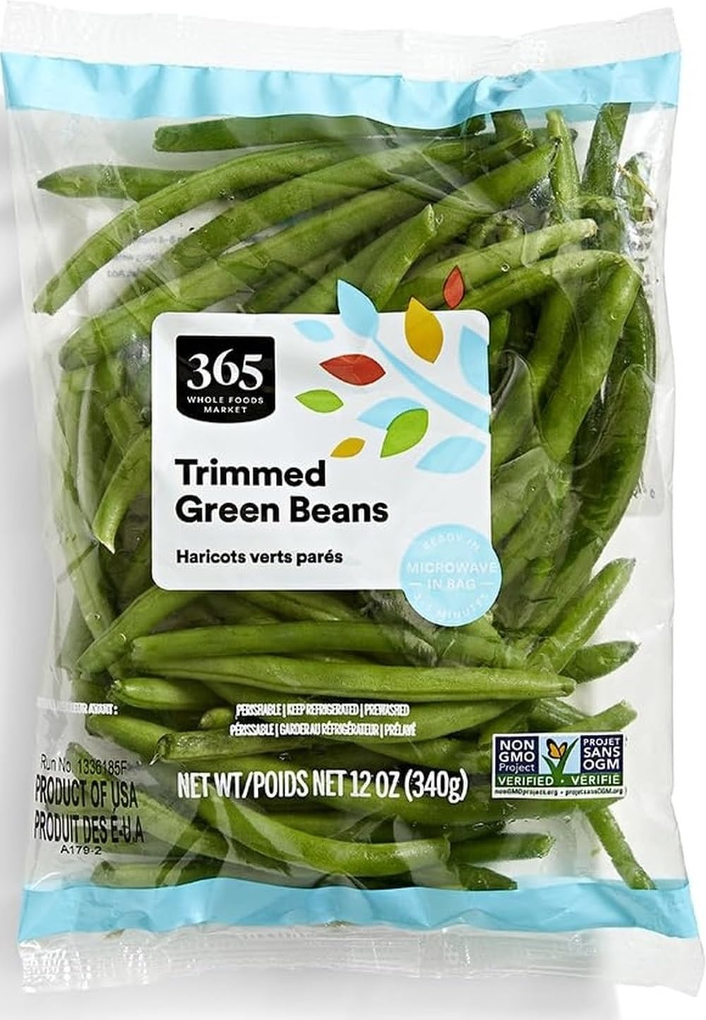 365 by Whole Foods Market Trimmed Green Beans, 12 oz