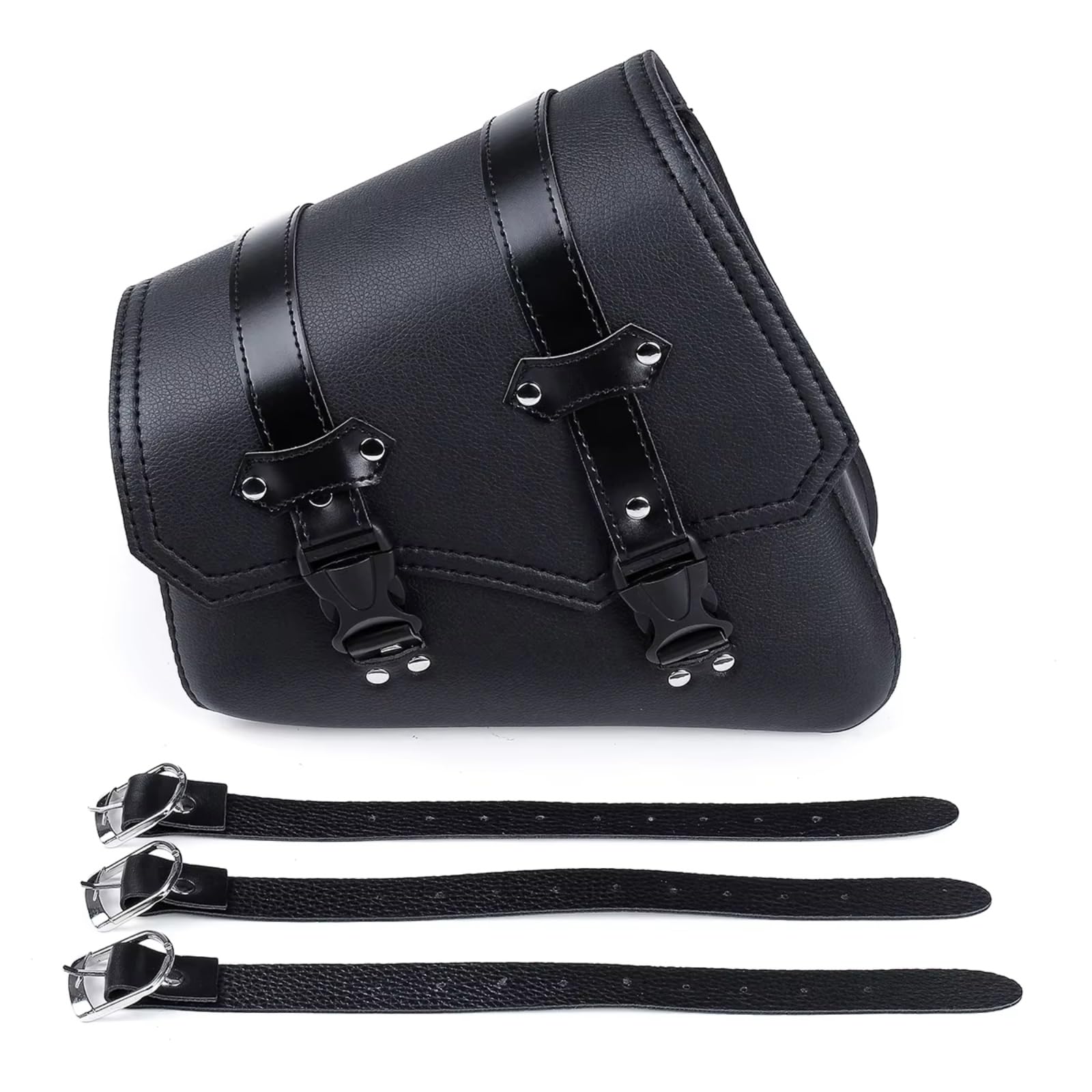 Borse Laterali Universali Moto Borsa Attrezzi Laterale Sella Bagagli In PU Nera Riporre Gli Accessori Ricambio Parti Sacche Moto