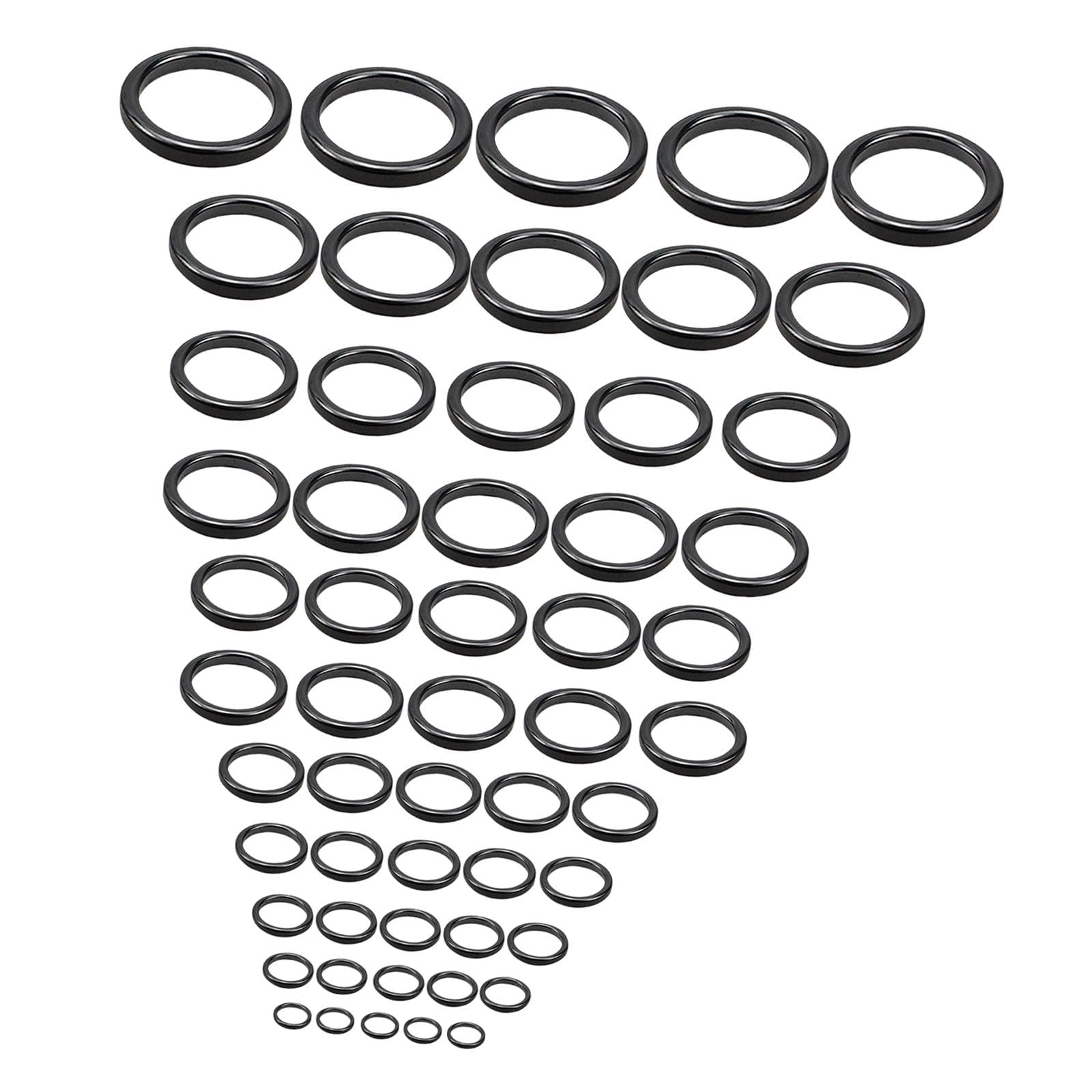 55x Ceramic Guides Ring Fishing Rod Repair Kit for Fishing Lovers Freshwater-image-19