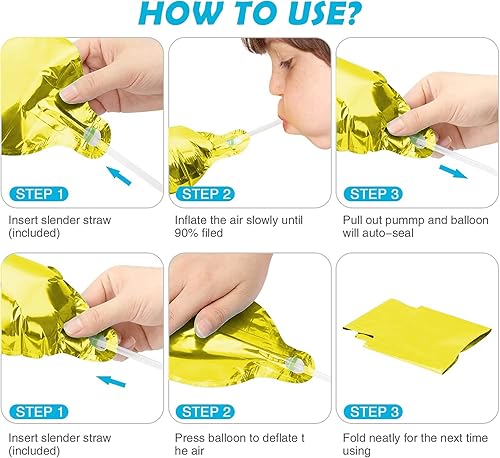 Miniatura 3 de LIOZEOKUN Globos con números de 16 pulgadas, de papel de aluminio de Mylar del número 0-9, para decoración de fiestas, globos digitales