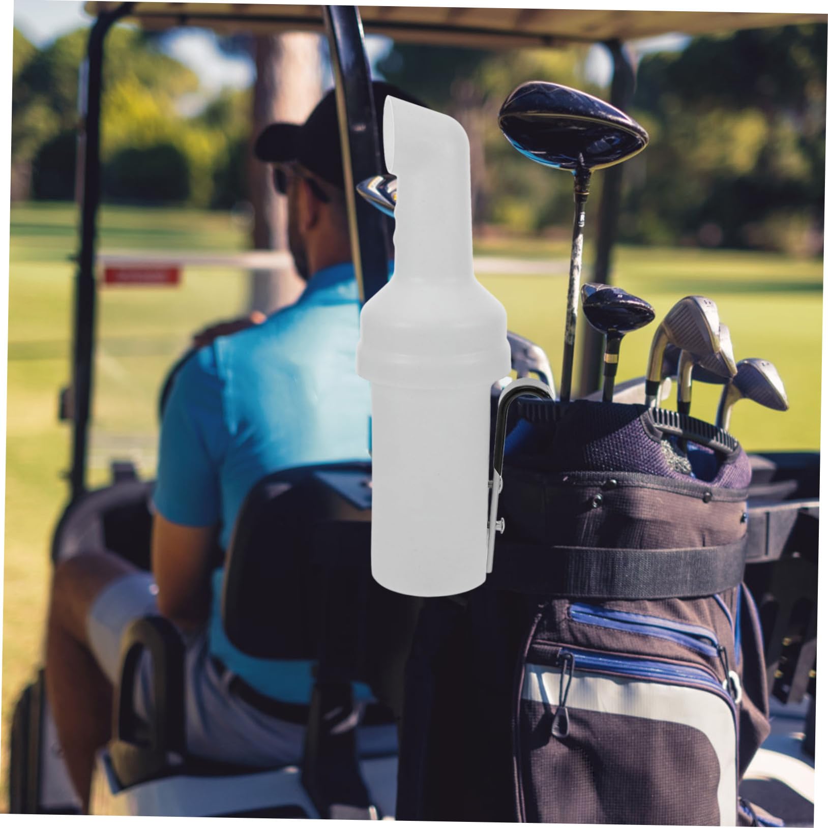 Alipis Universelle Golfsandflasche für Golfwagen, Hängend, Groß, Kunststoff
