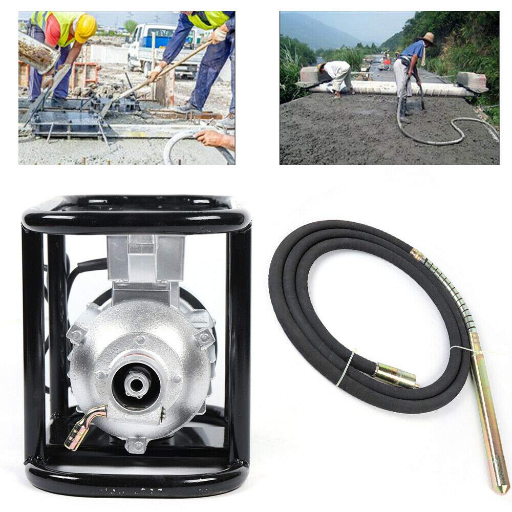 Vibratore elettrico per calcestruzzo, 1500 W, 50 mm, 220 V, vibratore per calcestruzzo, vibratore per interni, 2800 giri/min, per calcestruzzo, solidificazione, compressore per calcestruzzo e