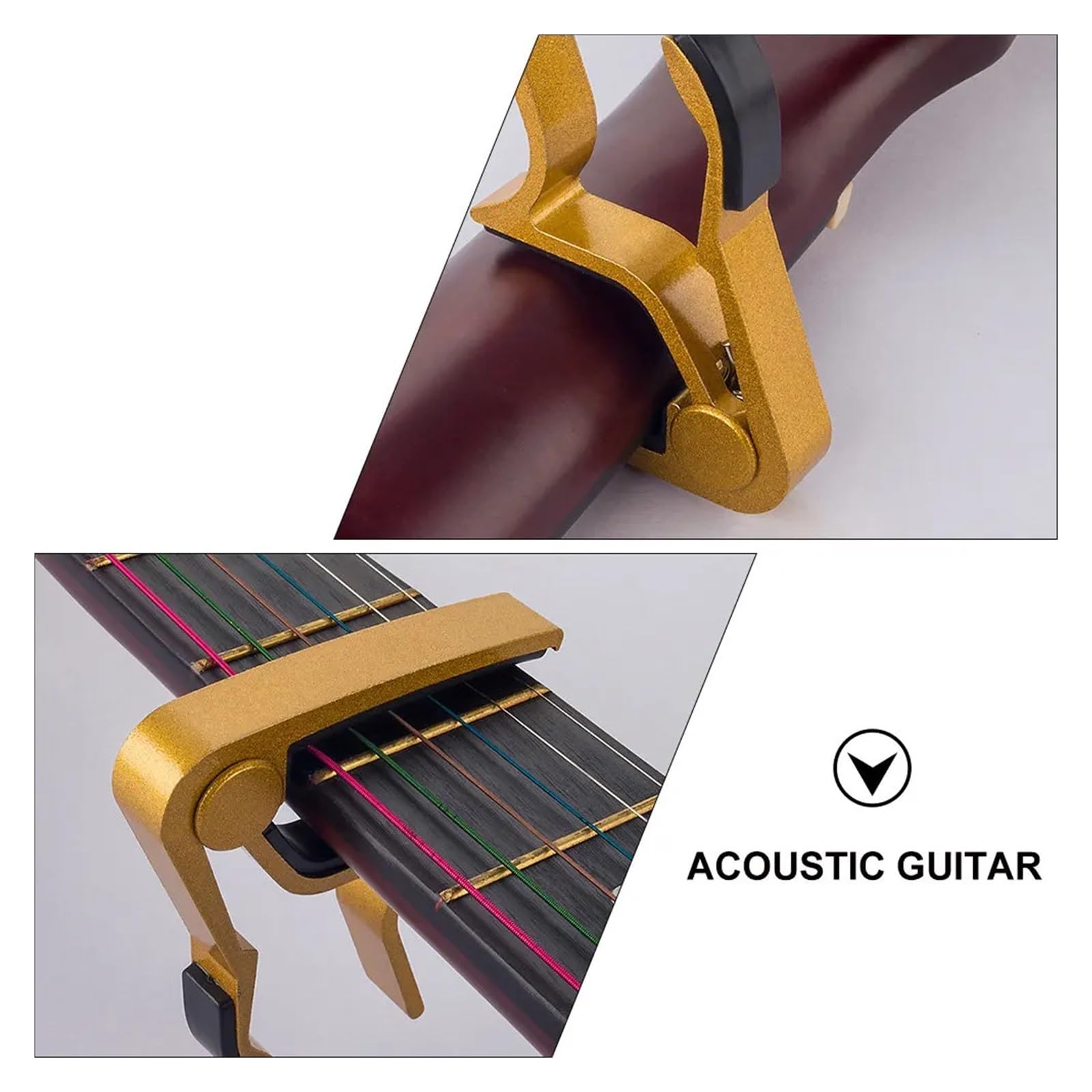 Capotasto For Chitarra In Alluminio Da 5 Pezzi A Sgancio Rapido | Capotasto for chitarra in alluminio da 5 pezzi, morsetto portatile a sgancio rapido for ukulele for chitarra acustica