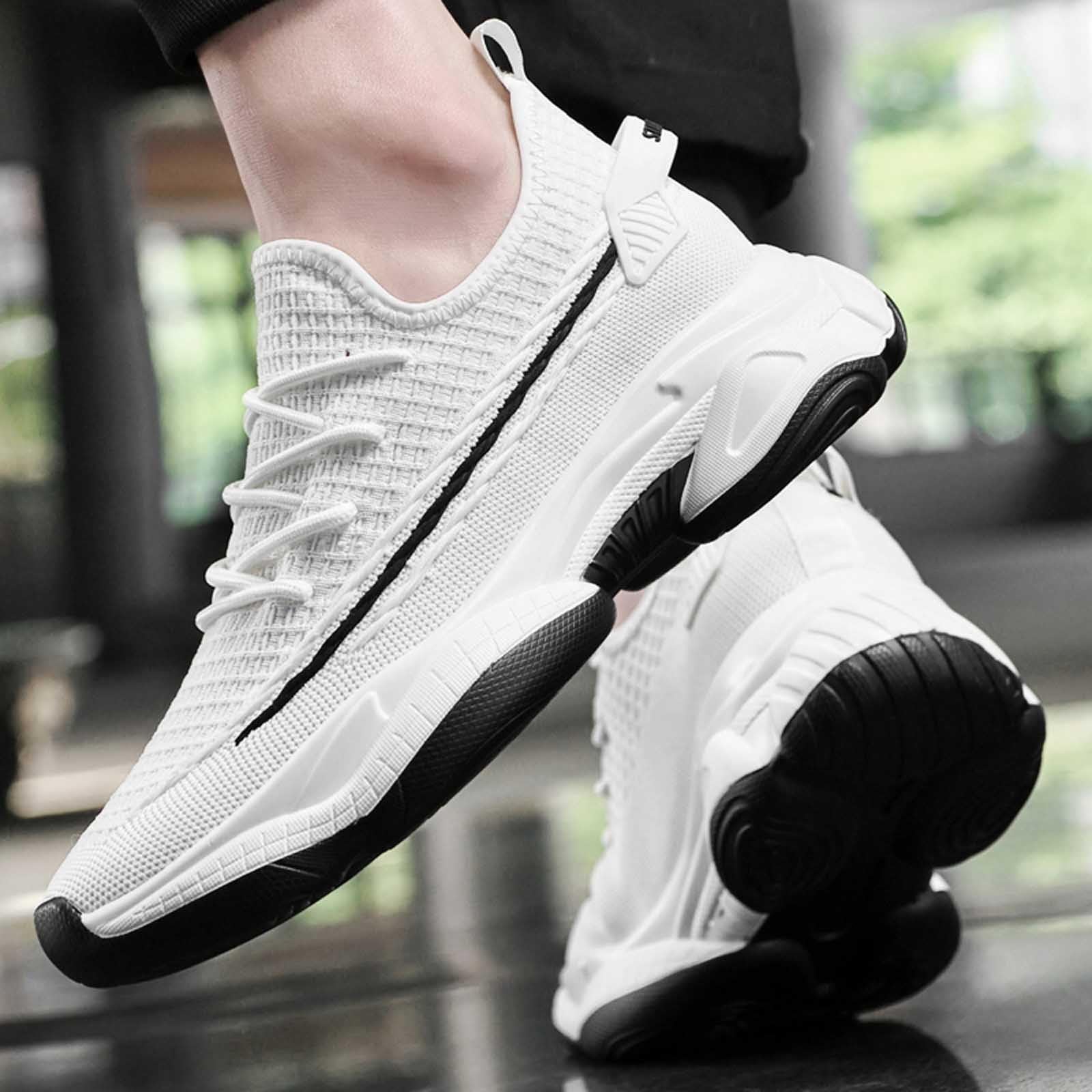 Zapatillas para Correr Hombre Running Deportivas cómodas Casuales Casual Zapatos con Plataforma Urbanos Tenis Fitness Jogging