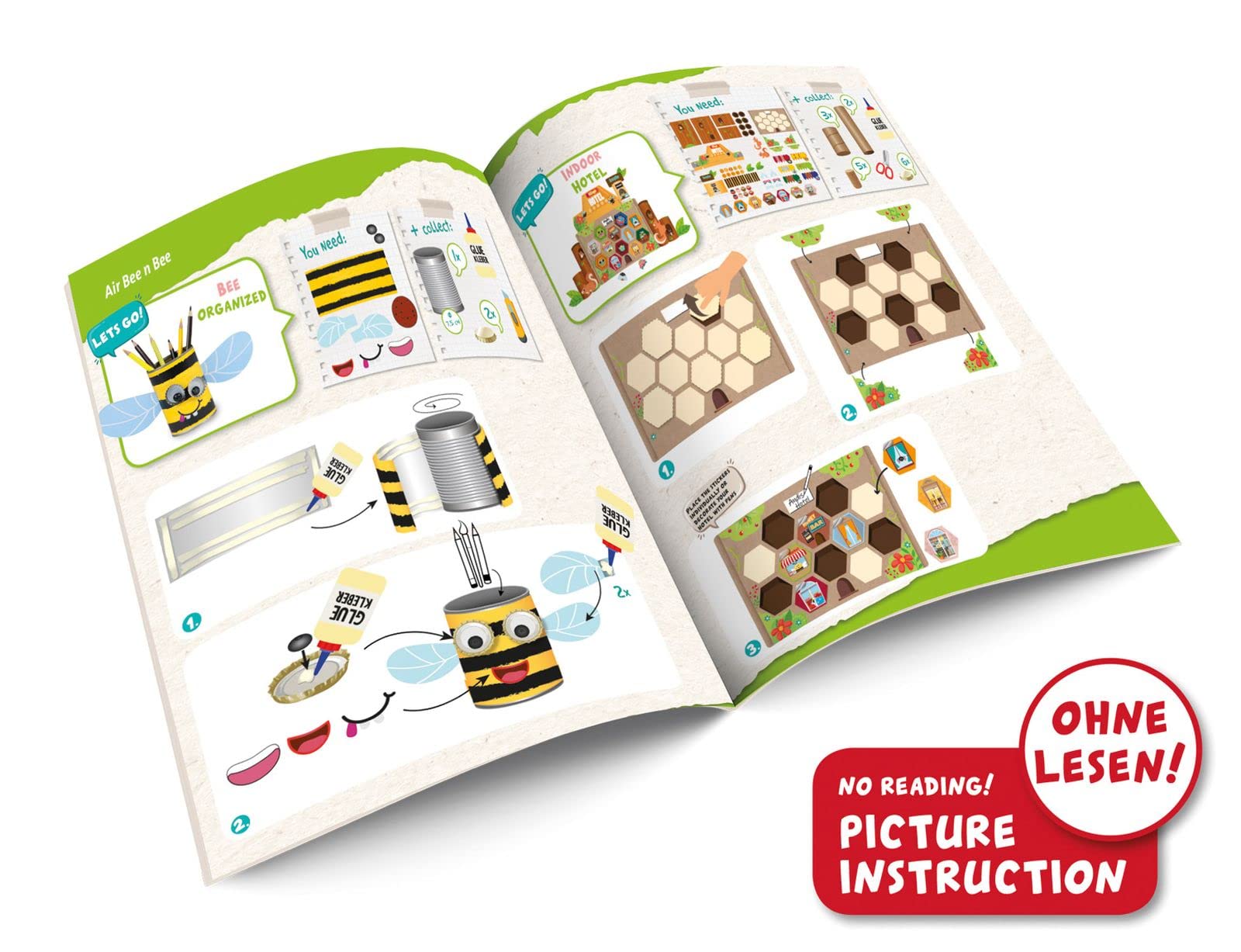 Amazon.com: Lena 42832 Eco Craft Set Air Bee'n'Bee Set with Bee