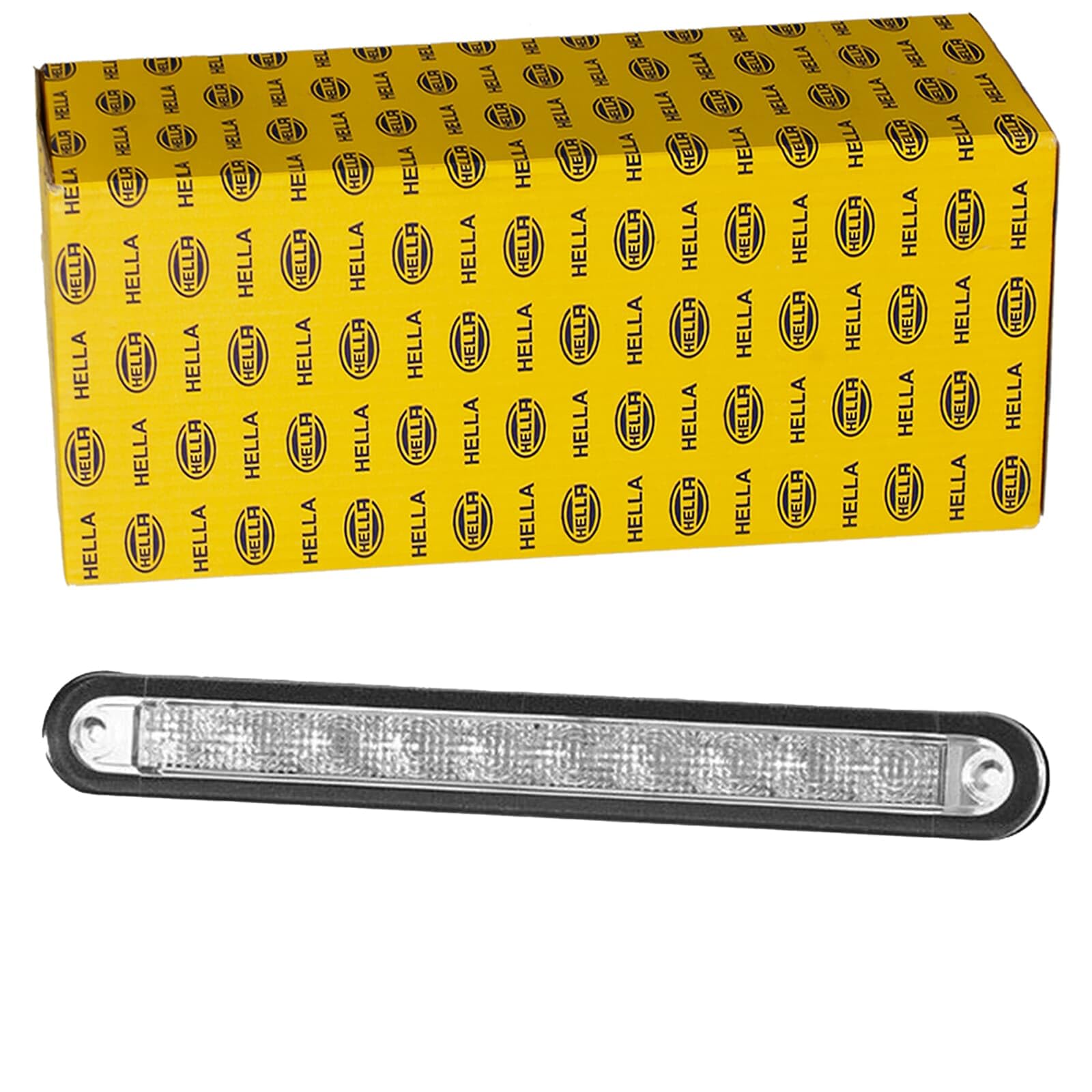 HELLA 2JA 959 073-001 Innenraumleuchte - LED - 12V - 2.0W - LED - Einbau - Lichtscheibenfarbe: glasklar - LED-Lichtfarbe: weiß | 2JA 959 073-001, Innenraumleuchte