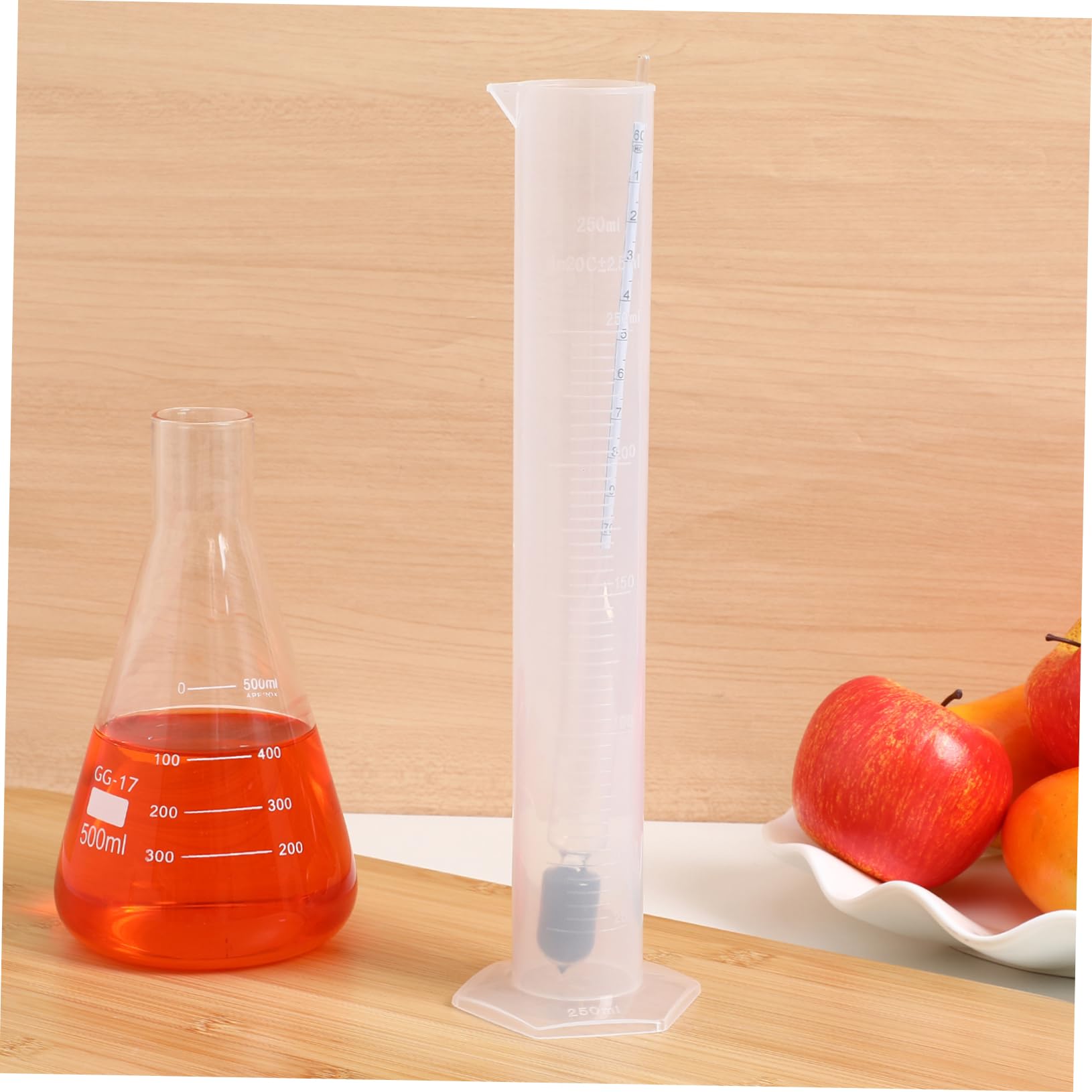 Hidrómetro Material de Vidrio y Plástico para Medir Contenido de Azúcar y Humedad Ligero y Calibrado de Jarabe Adecuado para Cocina y Pruebas Precisas