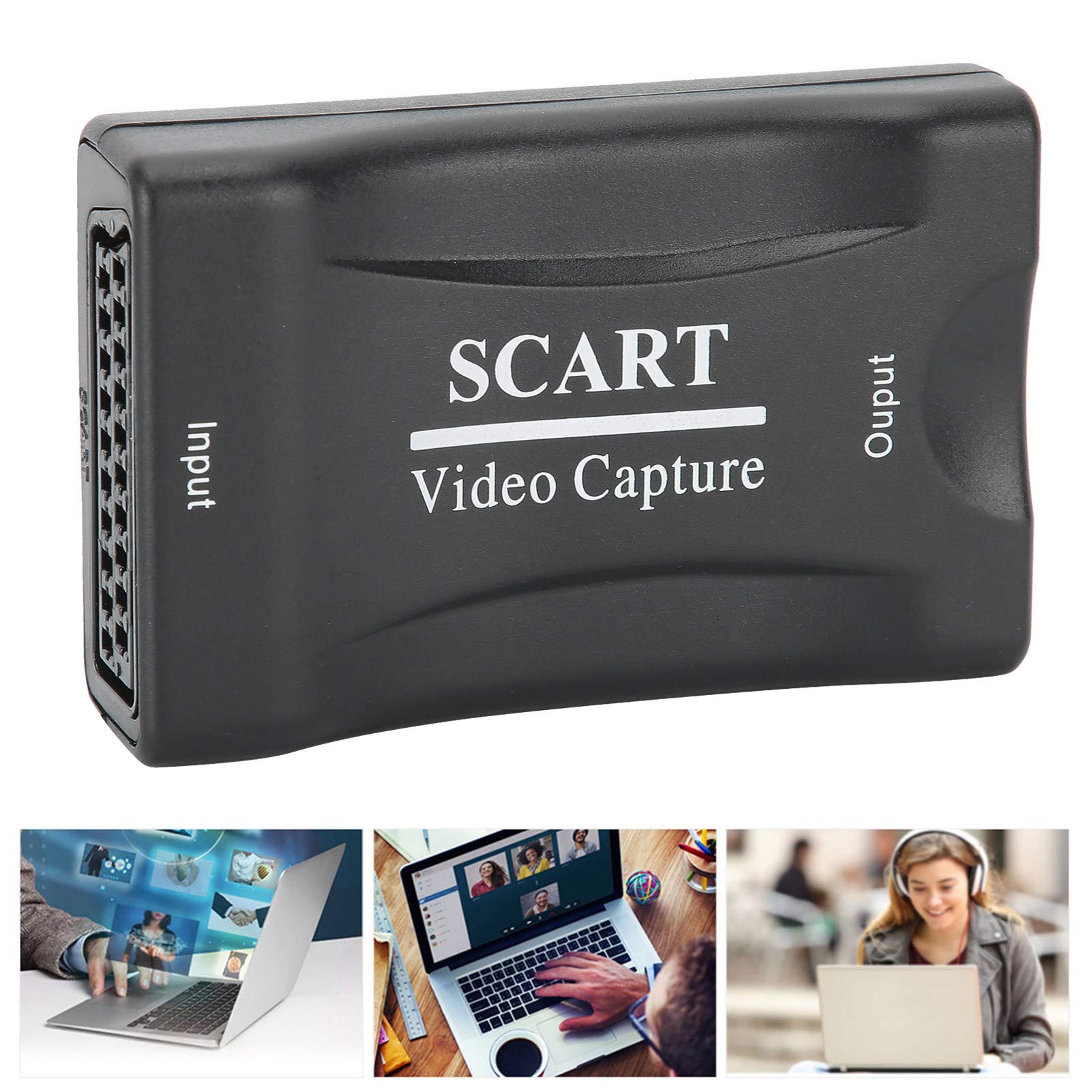 Profesjonalna Karta Przechwytywania SCART, Karta Przechwytywania USB2.0 SCART, Skrzynka do Nagrywania Strumieniowego Przesyłania Wideo z Gier, Lekka i Niewielkich Rozmiarów.