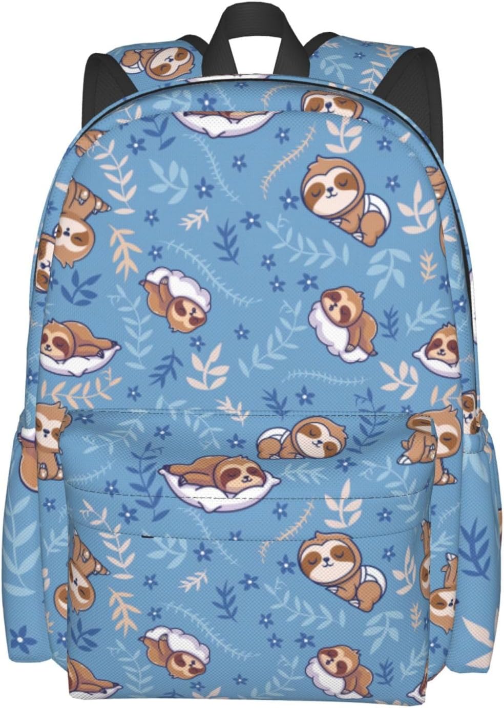 Cute Sleep Sloth Multipurpose School Bag Bookbag for Teenage Boys Girls Daily Backpack - Image 2