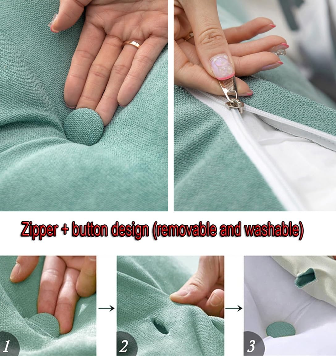 Mswborml D,200x50x20cm, Velluto Cuscino Lungo a Cuneo per Testata Letto Matrimoniale/Singolo, Anti-Collisione Cuscini Triangolari per Letto Rimovibile Cuscino da Lettura per Letto Schienale Lavabile