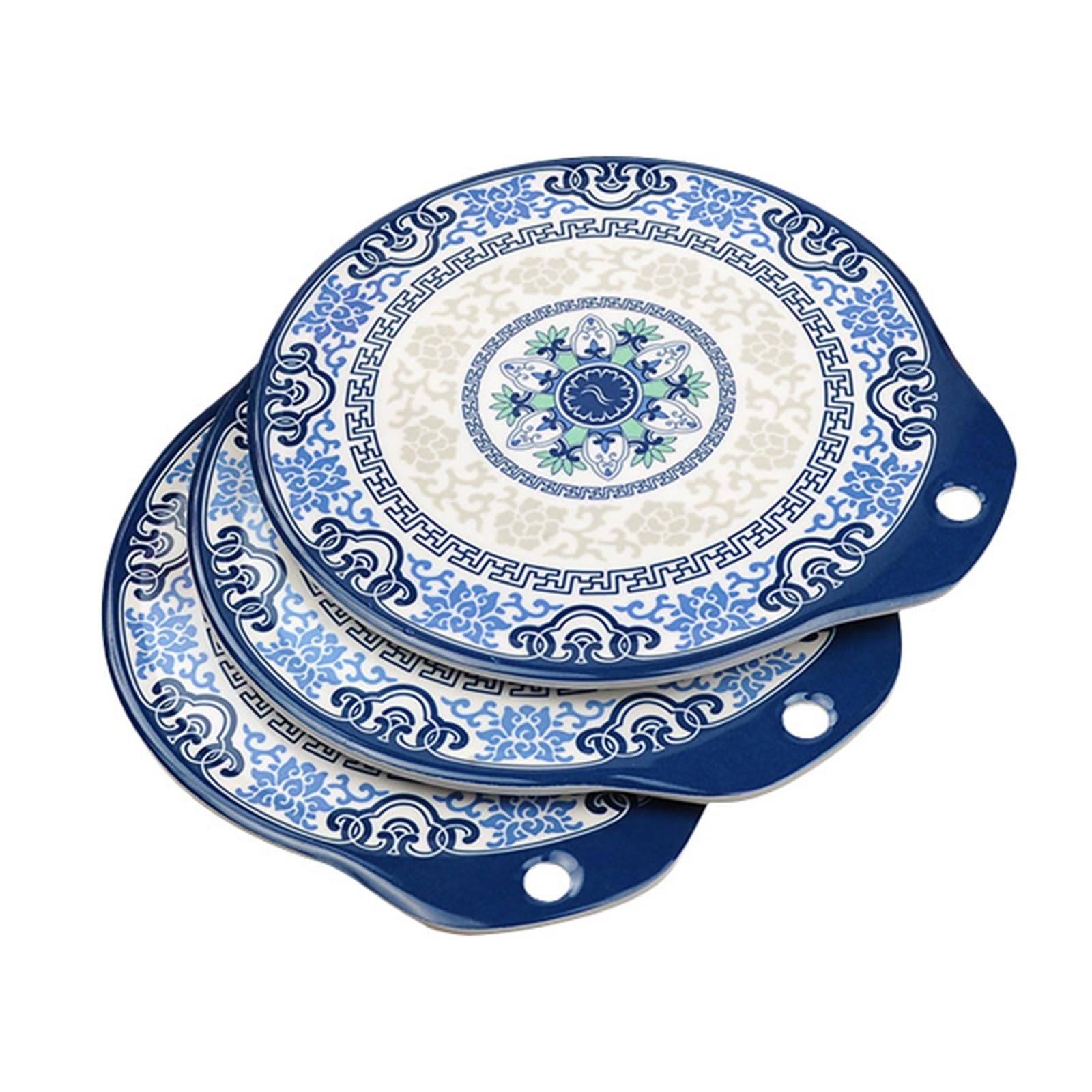 Podkładki Odporne Na Ciepło, Okrągłe Podkładki Pod Garnki I Podstawki, Izolowane Podkładki Pod Talerze I Garnki, Dekoracja Przyborów Kuchennych,17x15.6x1cm