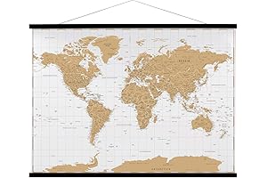 FALAMON Map Frame - A Universal Canvas Framework for Your Memories, Artistry, and More