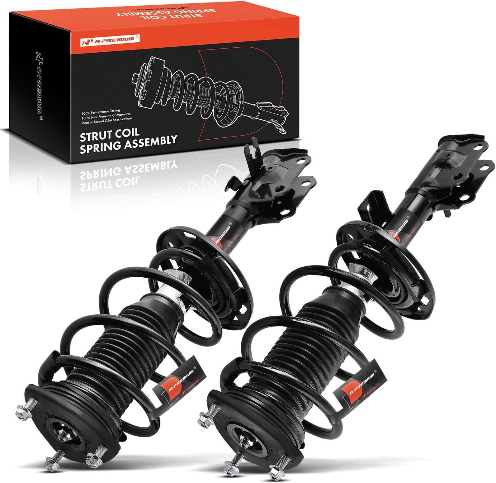 Amazon.com: COMPLETESTRUTS - Front Complete Strut Assemblies with Coil ...