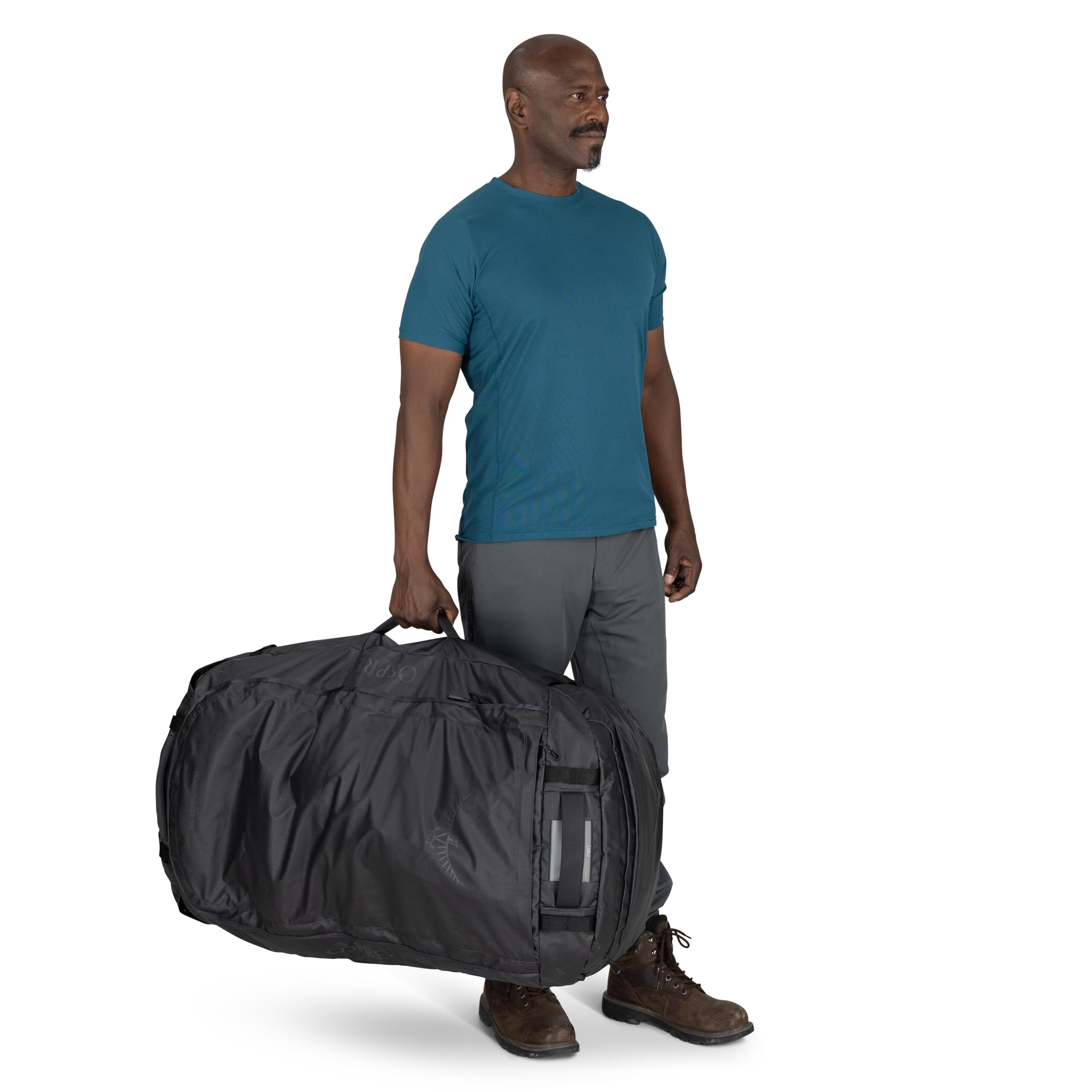Osprey Transporter 150L Travel Duffel Bag, Blue Flame/Nocturnal Blue