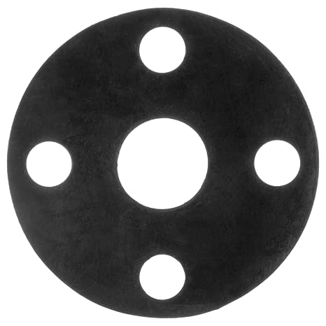USA Sealing BULK-FG-1355 Full Face Neoprene Rubber Flange Gasket for 2" Pipe, 1/8" Height, Class 150