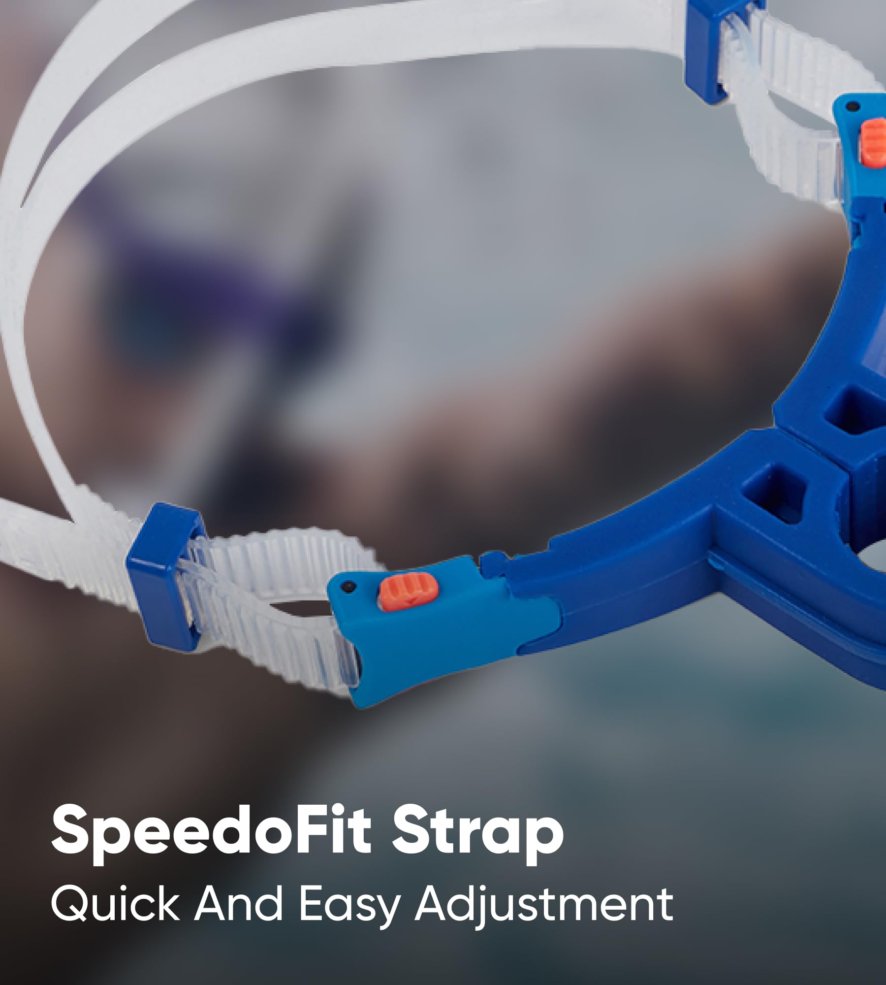Speedo Unisex Center Snorkel | Snorkel | Pomoce treningowe, Bllue Flame/Pool Blue/Fluo Mandarynka, jeden rozmiar