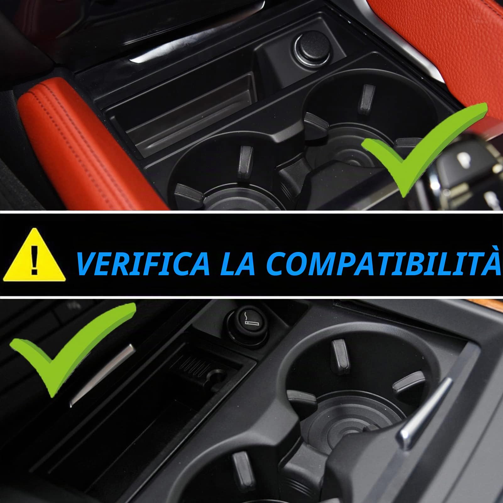 Caricatore Wireless Auto per BMW X5 (2014-2018) F15/E70, X6 (2014-2018) F16/E71 Accessori console centrale, 15W Qi ricarica rapida, con porta USB QC3.0, regalo per i proprietari di BMW