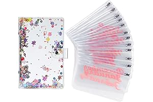 A6 Glitter Money Binder