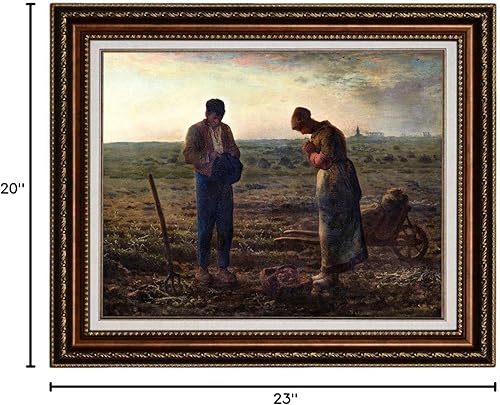 Miniatura 8 de ELITEART -El Ángelus del pintor francés Jean-François Millet Reproducción de pintura al óleo Giclée de arte de pared, impresiones en lienzo