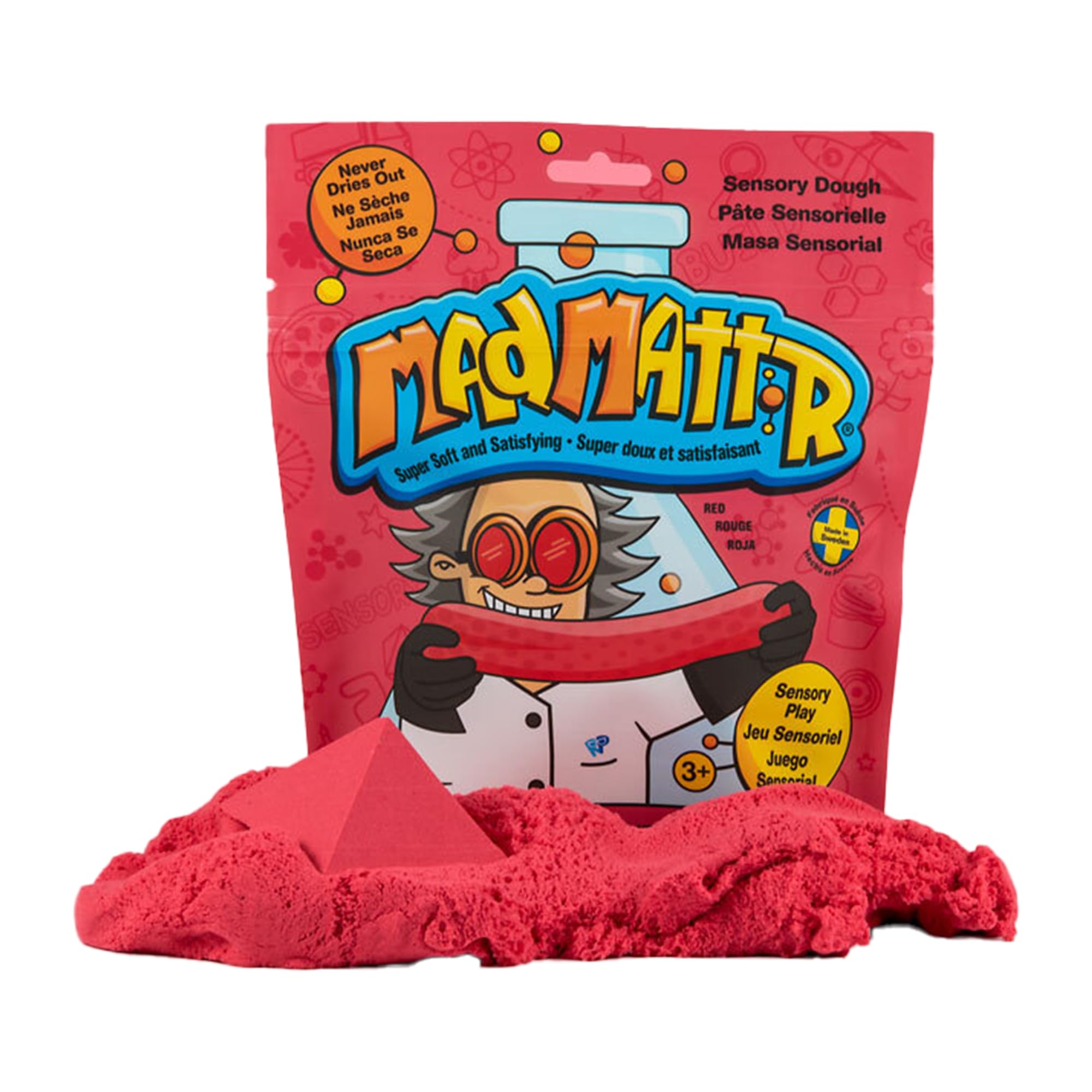 Amazon.com: Mad Mattr 10 oz Sensory Dough Pouch, Soft Stretchy