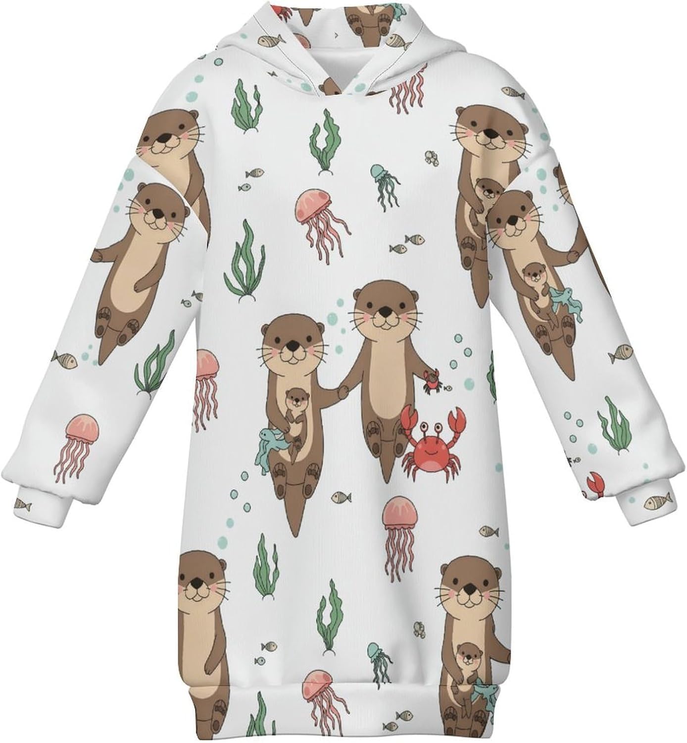 Colorful Sharks Hoodies for Teen Girls Youth Long Sleeve Hooded Sweatshirts Pullover Tops Fall Clothes