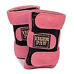 Tiger Paw Authentic Gymnastics Wrist Supports (Sold in Pairs) - Original Competition-Grade Gymnastics Wrist Guards, Wrist Support Braces, Adjustable, Made in USA Hand Wraps (Pink - Extra Small)
