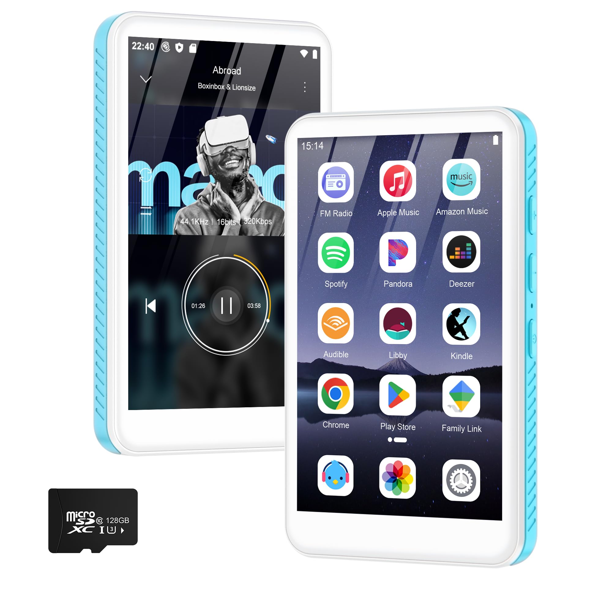 4.7インチ Android MP3プレイヤー Bluetooth WiFi Amazon.co.jp: mp3プレーヤー 80GB SWOFY Android 音楽プレーヤー