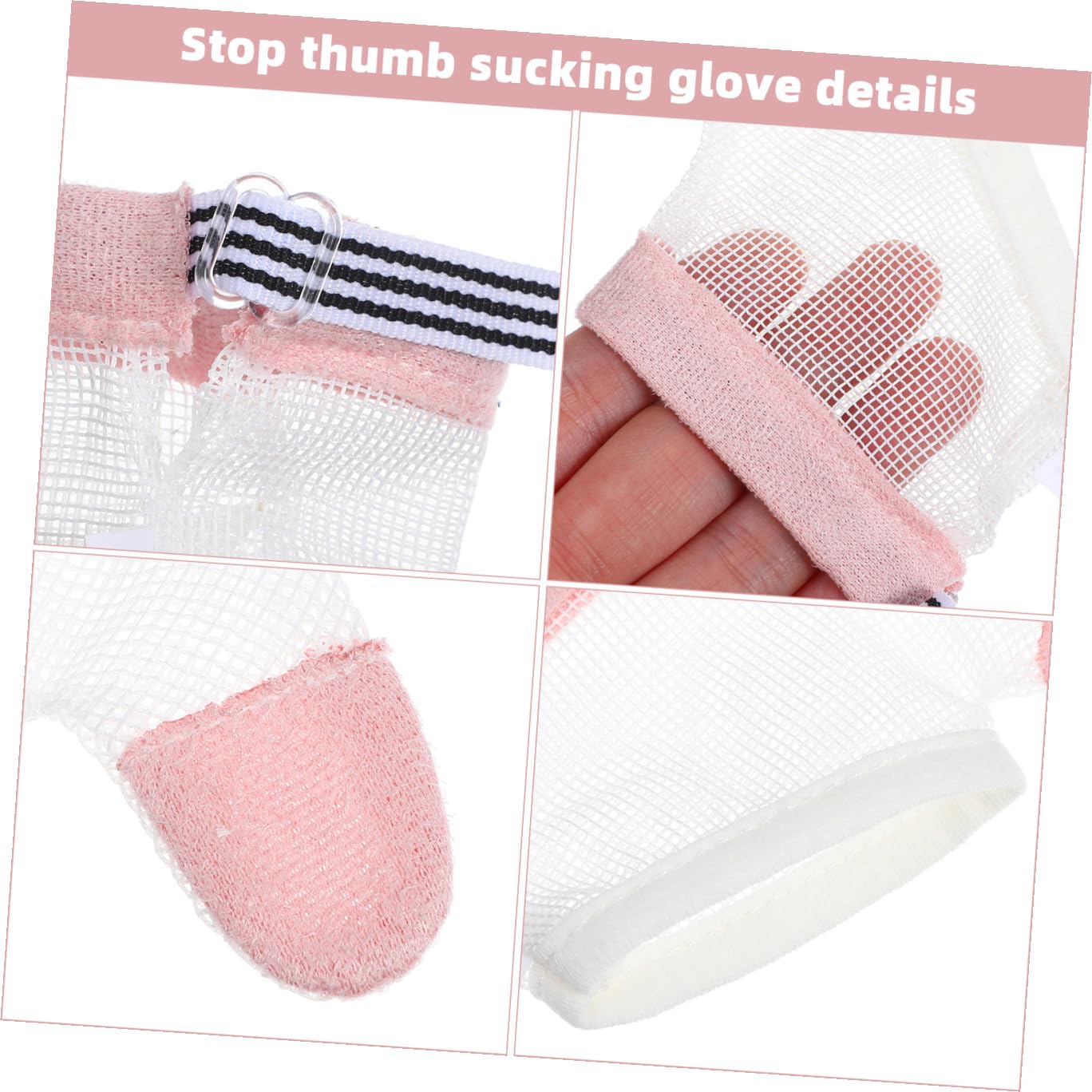 TOYANDONA 5er-sets Baby-handschuhe Zum Stoppen Des Saugens Und Kratzens Baby-handschuhe Zum Fingerlutschen Tragbar Für Säuglinge Und Kleinkinder 2 Paar X 5
