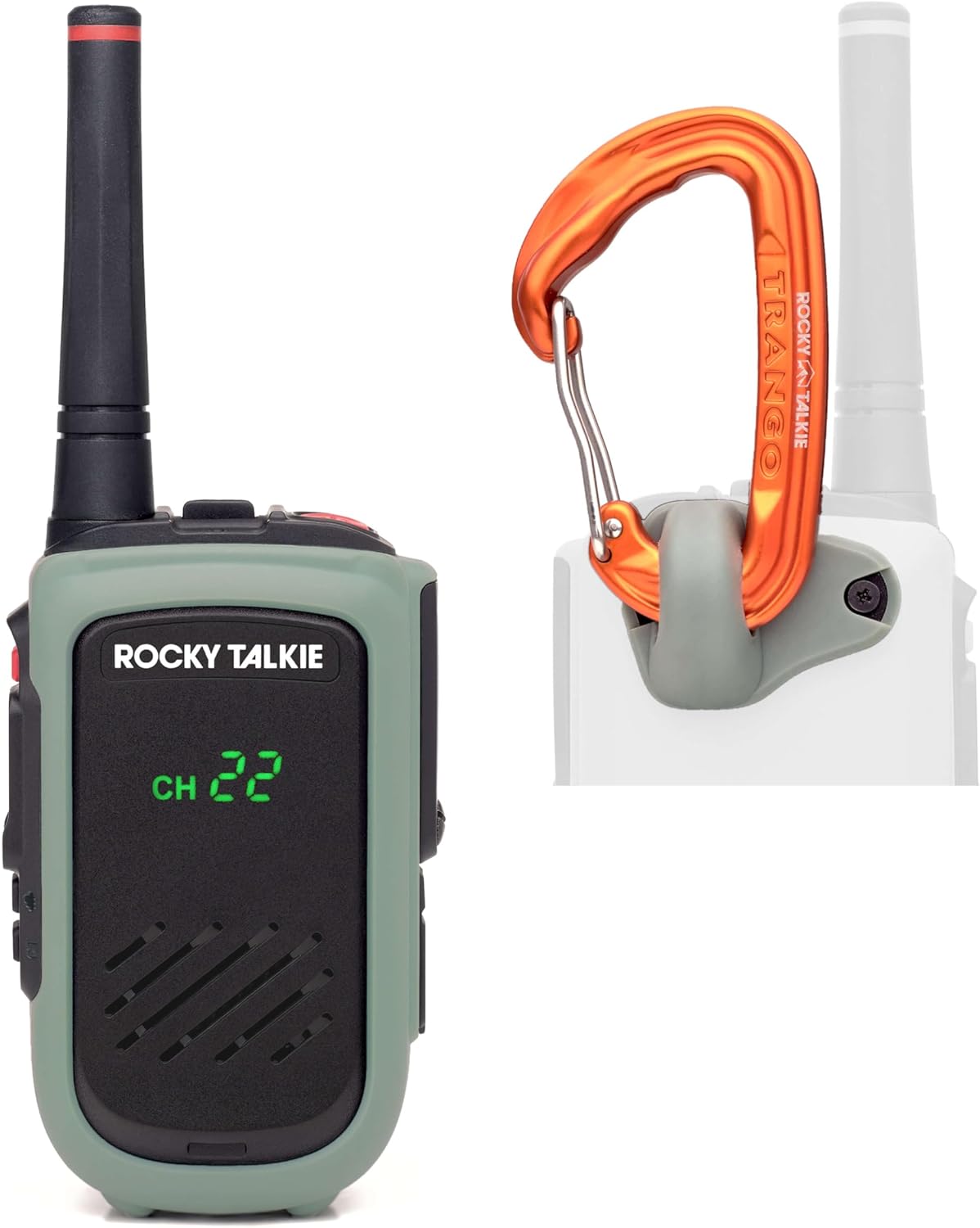 Radio + Carabiner Attachment