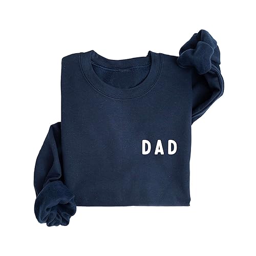 Miniatura 7 de Dad Long Sleeve Crewneck Sweatshirt Dad Letter Print Graphic Shirts Pullover Tops, Daddy, Dada sweatshirt