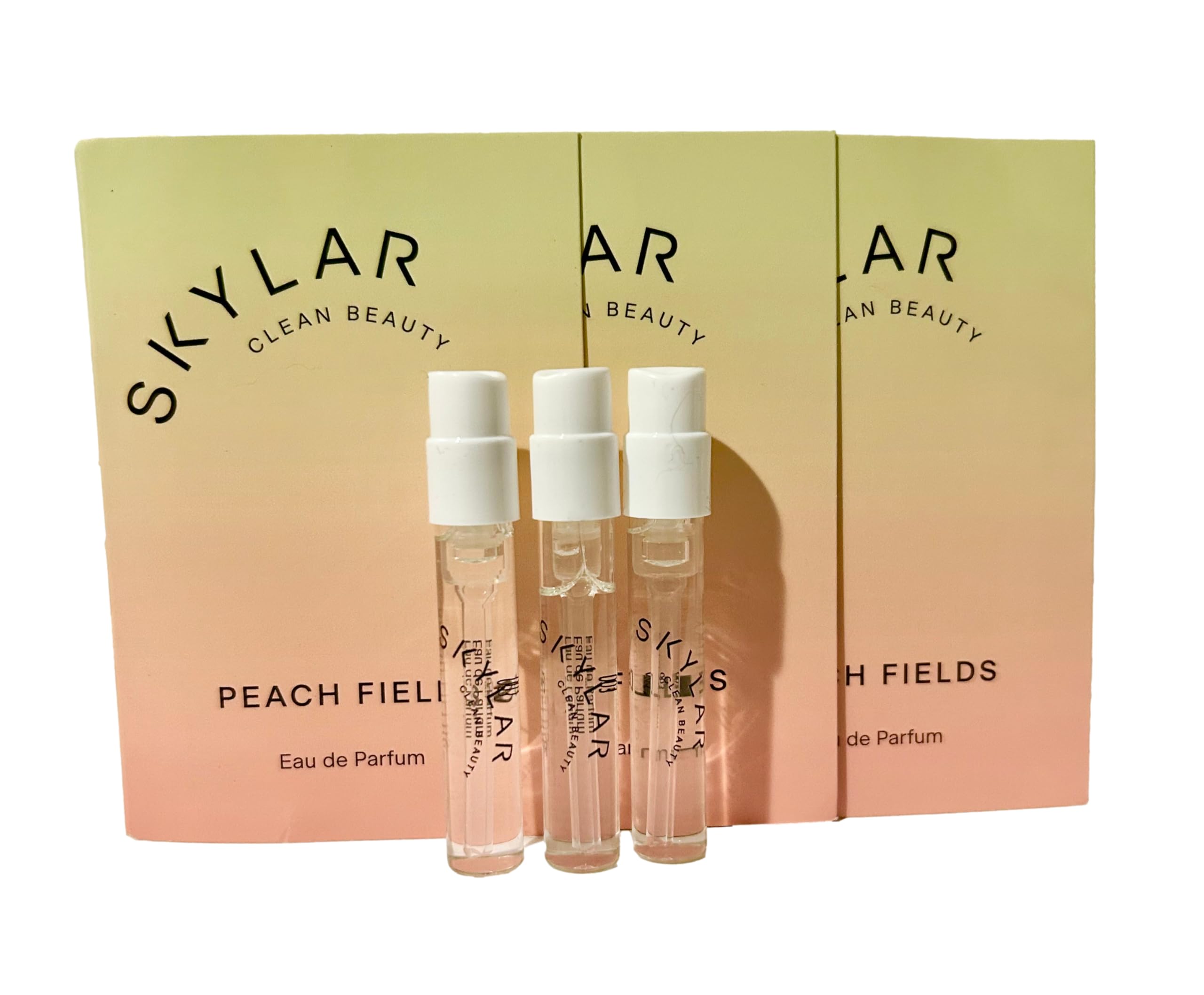 Skylar Peach Fields Women Sample Perfume EDP 1 5 ml 0 05 oz - set of 3 -