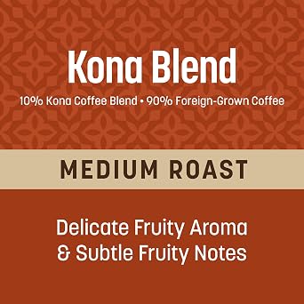 Don Francisco's Kona Blend Coffee Pods, 100 Count, Medium Roast, Compatible with Keurig Brewers